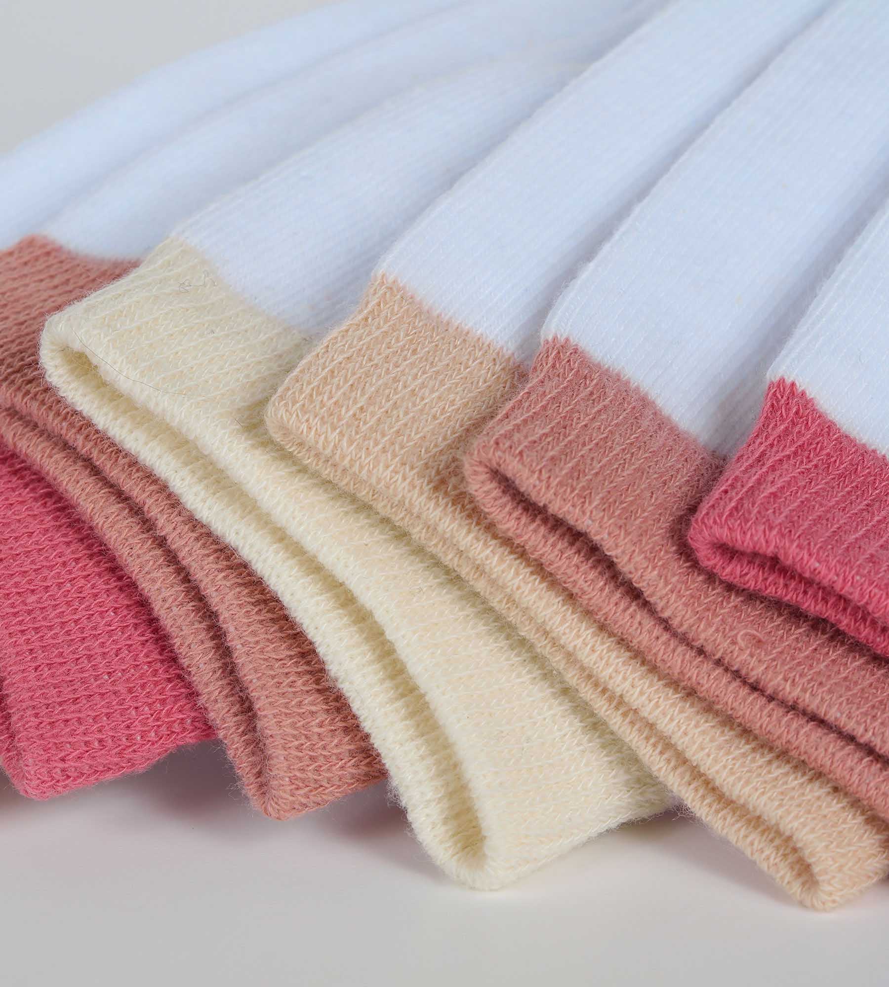 Lot de 4 paires de chaussettes femme Blanc EcoDim Mode - Image 3