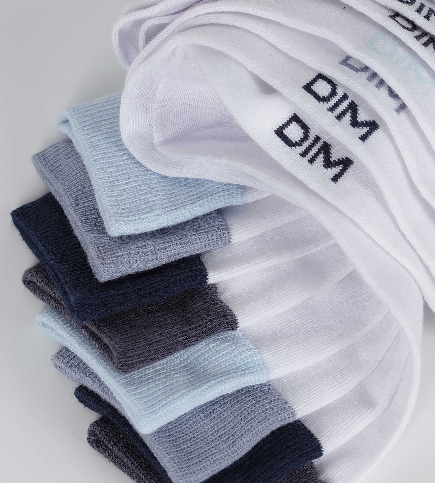 Lot de 4 paires de chaussettes homme Blanc EcoDim Mode - Image 3