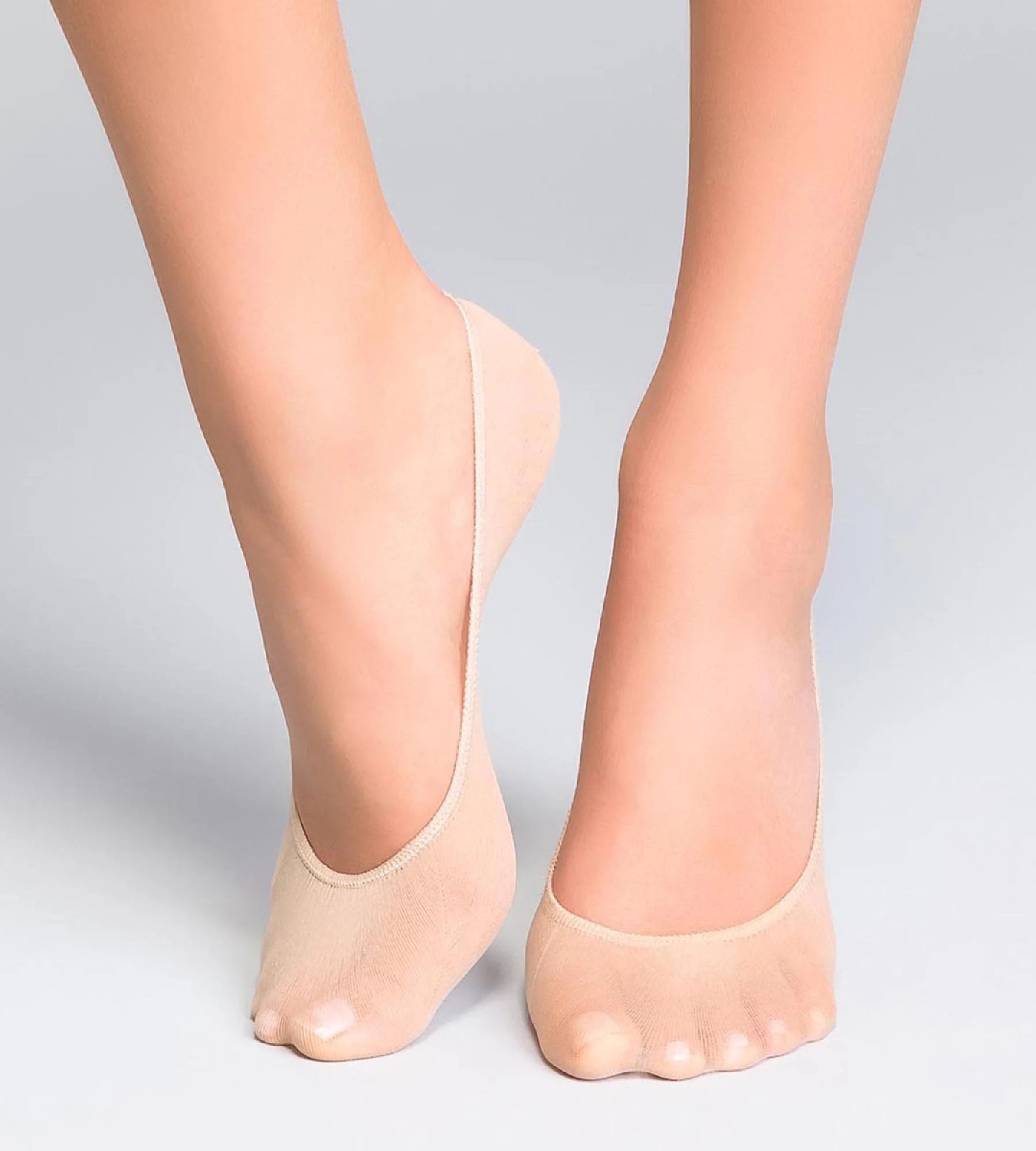 Lot de 4 protège-pieds clairs EcoDIM opaques 40D