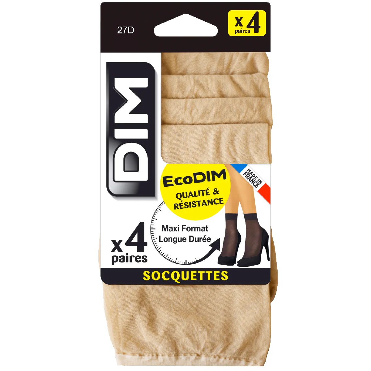 Lot de 4 socquettes capri EcoDIM semi-opaques 30D - Image 3