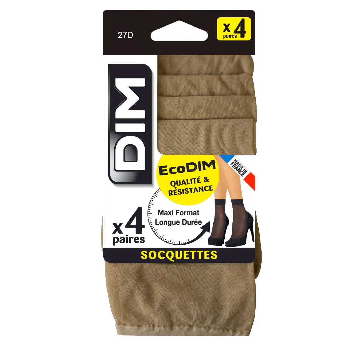 Lot de 4 socquettes daim EcoDIM semi-opaques 30D - Image 4