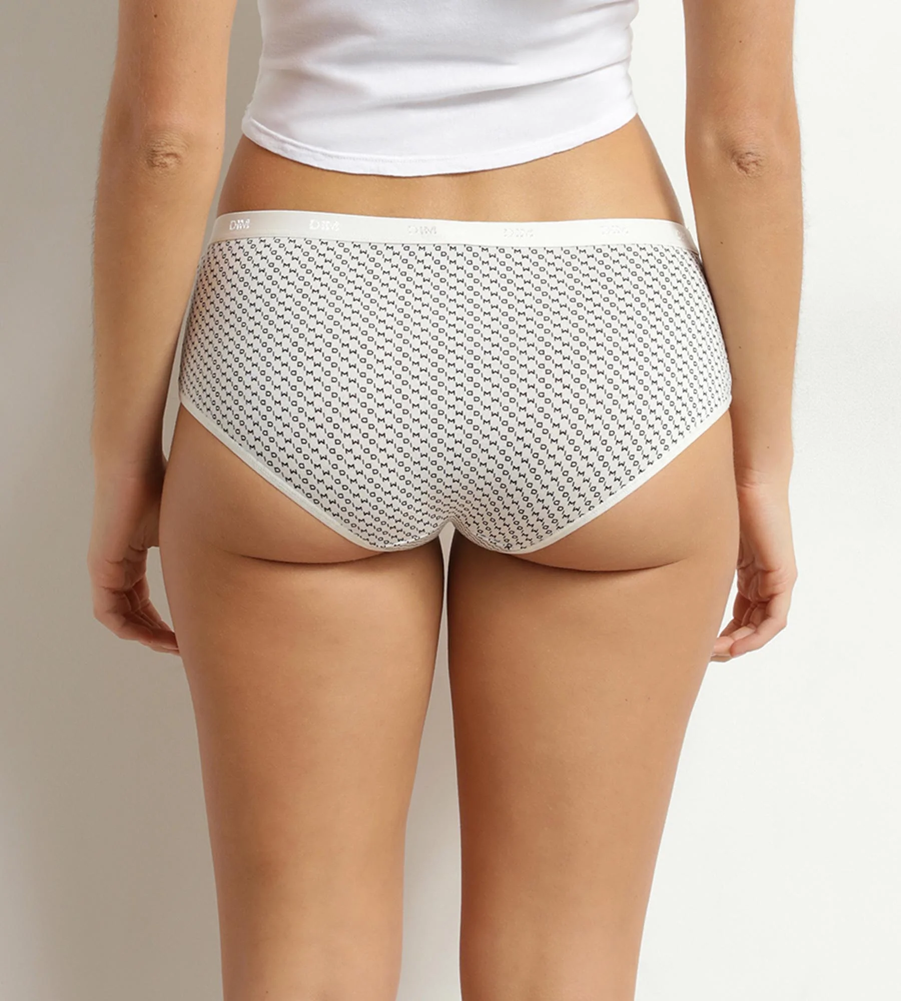 Lot de 5 boxers femme coton stretch logo Dim Les Pockets - Image 2