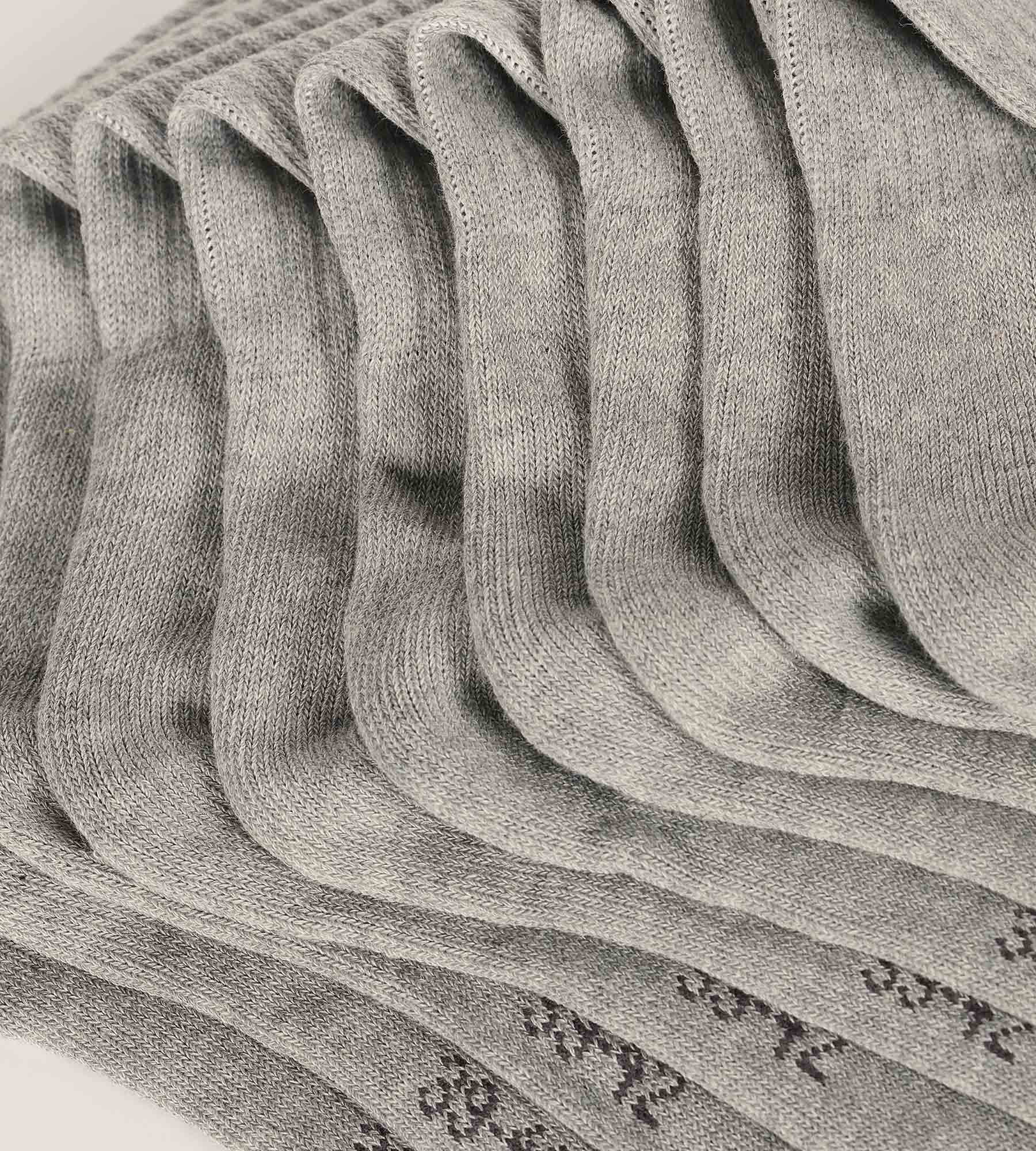 Lot de 5 paires de chaussettes homme Gris Chiné EcoDim Sport - Image 3