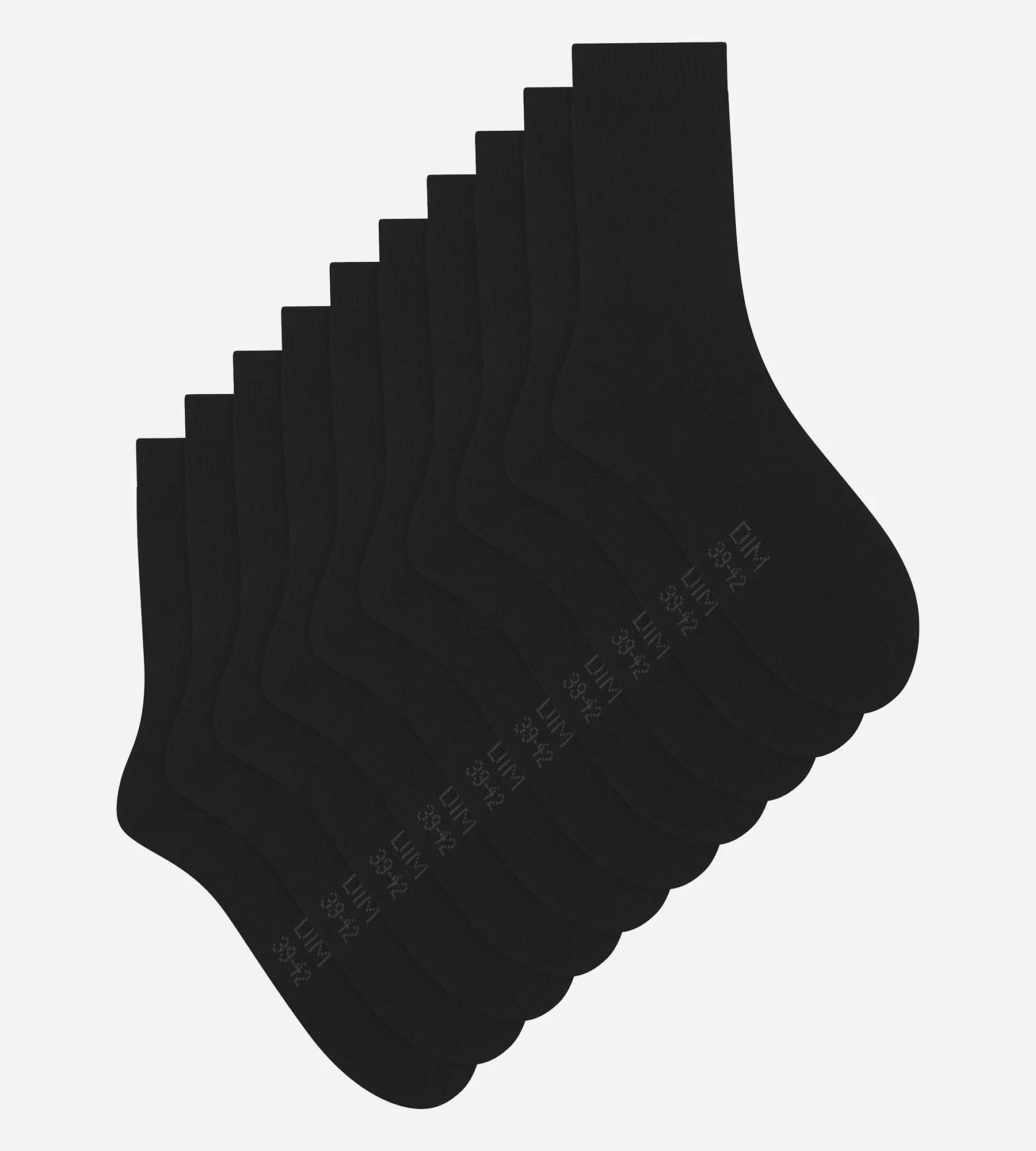 Lot de 5 paires de chaussettes homme Noir EcoDim Sport - Image 2