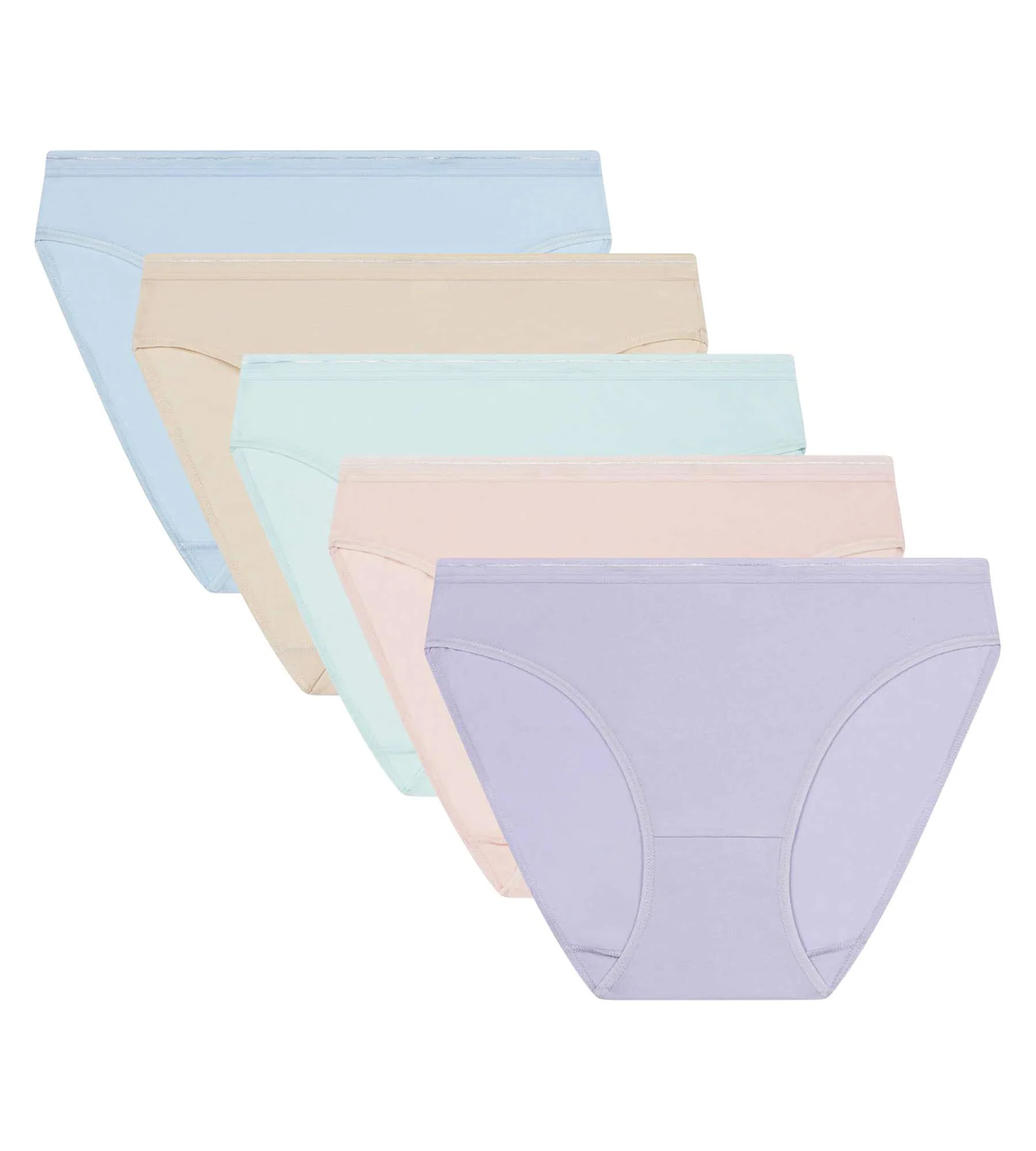 Lot de 5 slips femme pastel Dim x Ines de La Fressange - Image 5