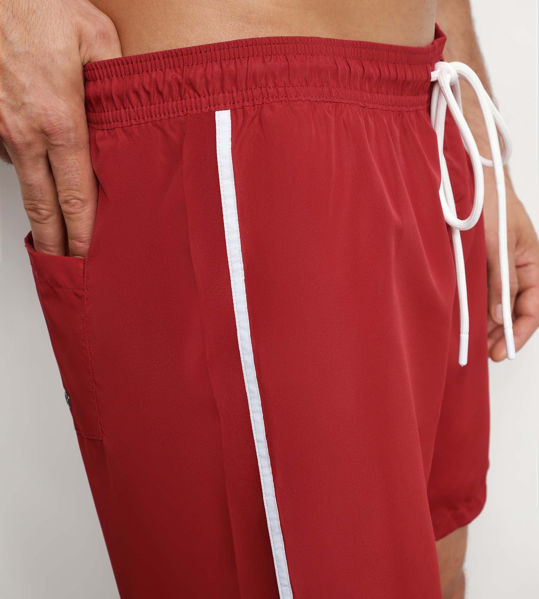 Maillot de bain homme boxer Bordeaux Dim Swimwear - Image 4
