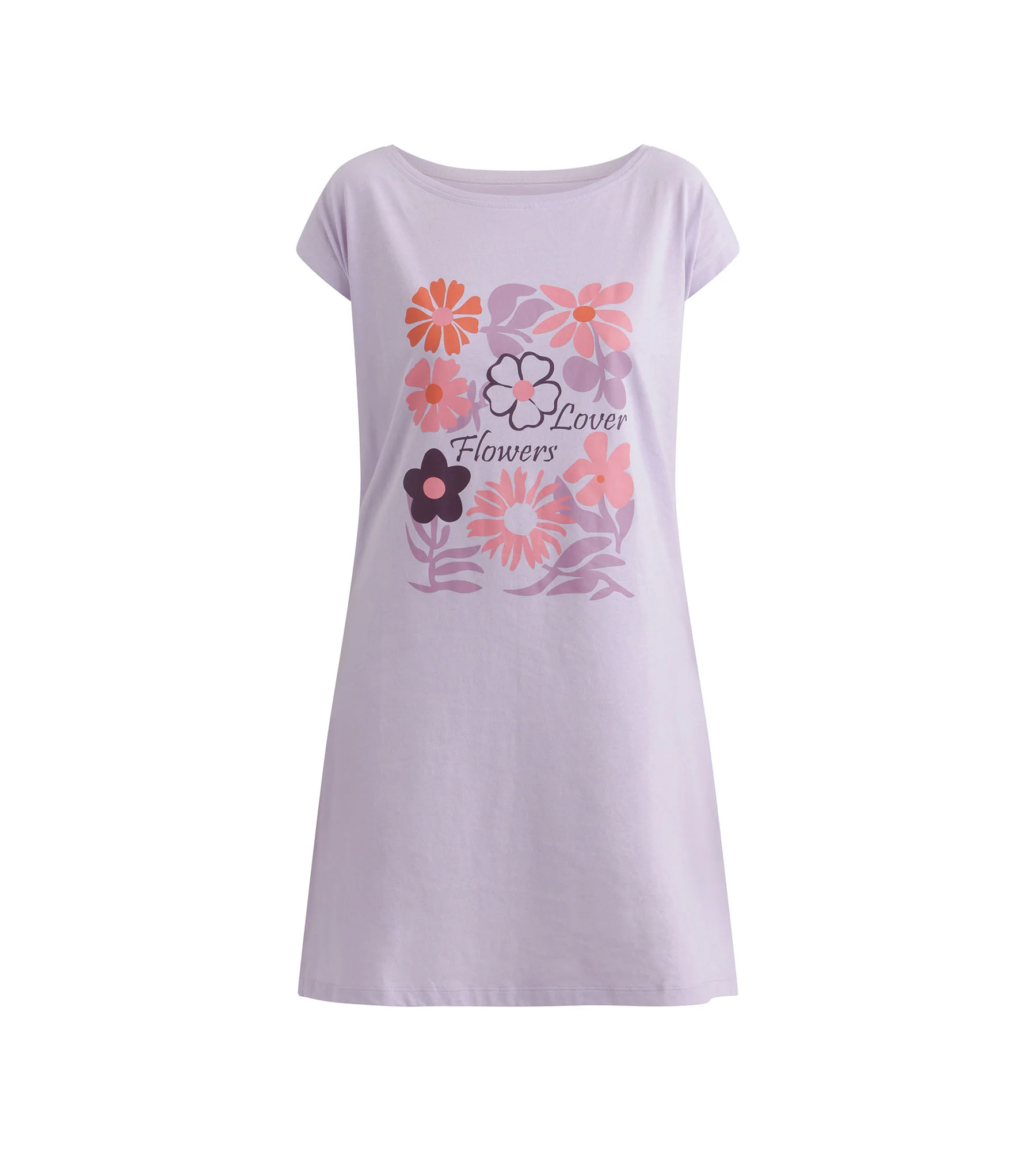 Pyjama nuisette femme Lilas à fleurs Don’t Disturb - Image 4