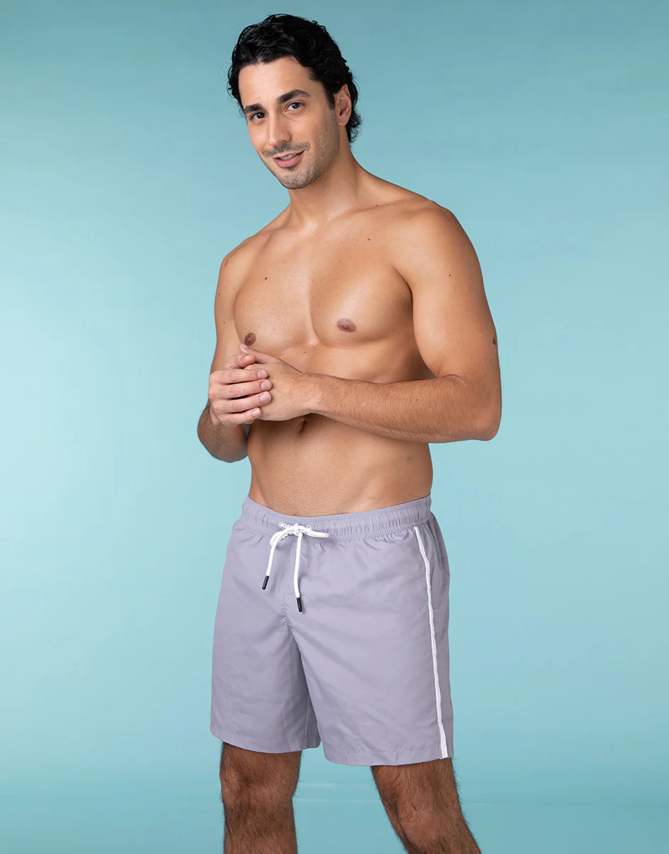 Short de bain bleu egyptien pour homme