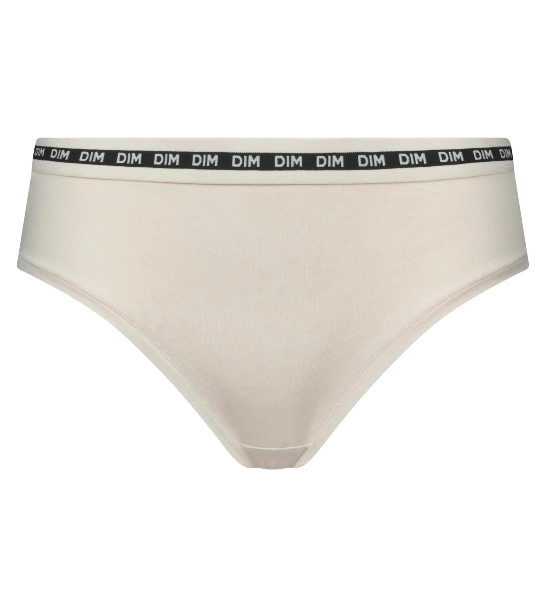 Shorty femme coton modal Beige ceinture contrastée Dim Icons Essentiel - Image 5