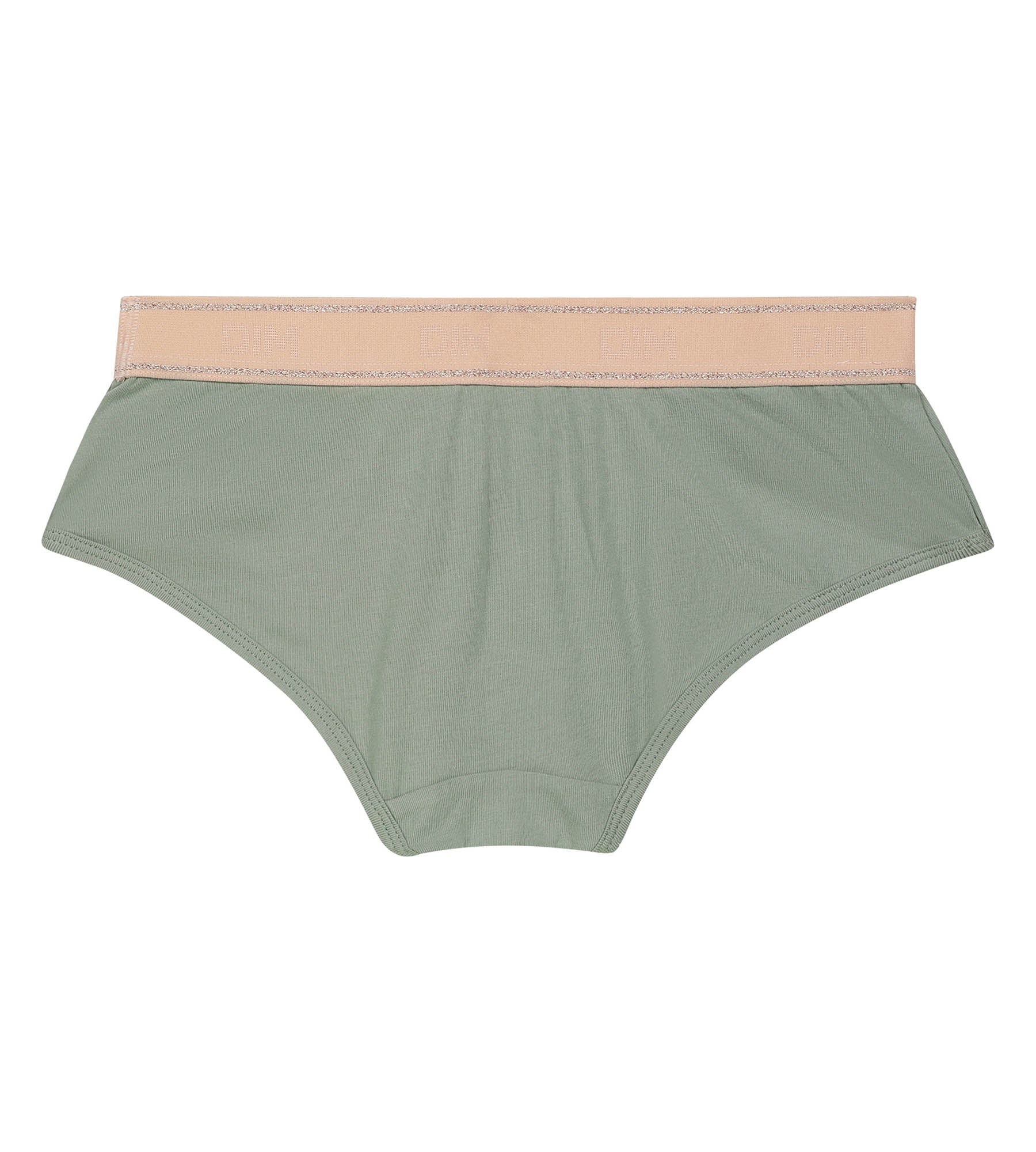 Shorty fille Vert Sauge et Rose Dim Sport - Image 2