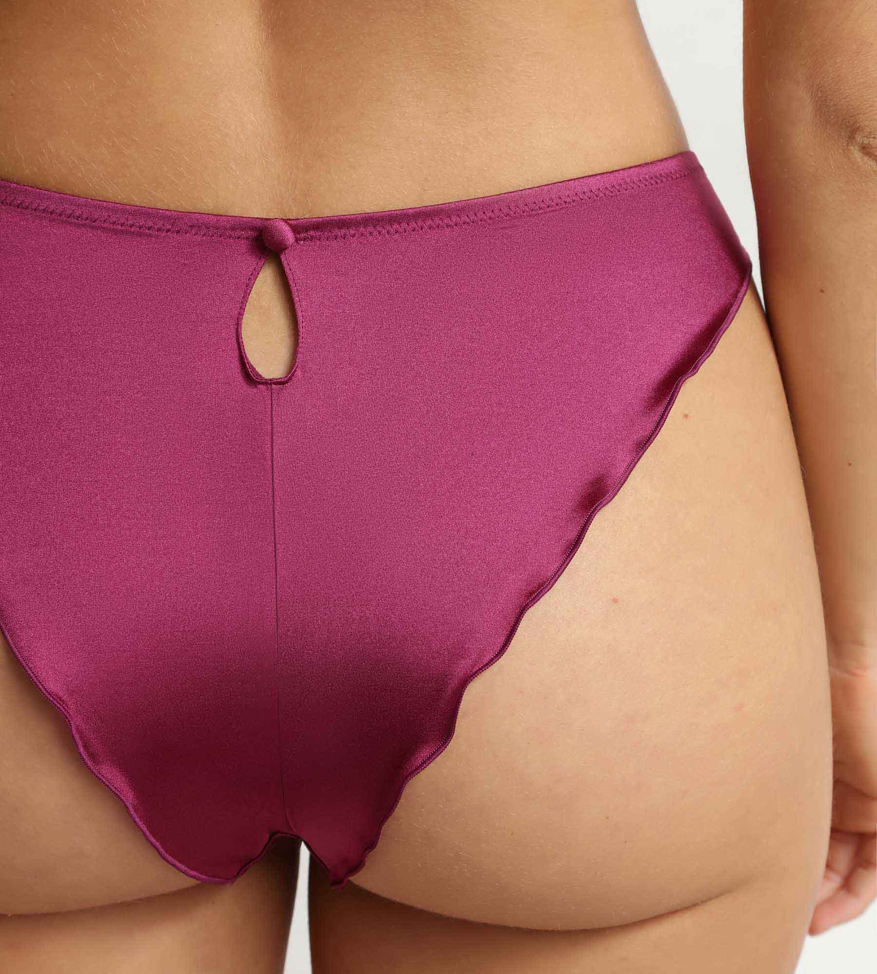 Slip brésilien en microfibre satinée Fruits des Bois Silk Radiance - Image 6