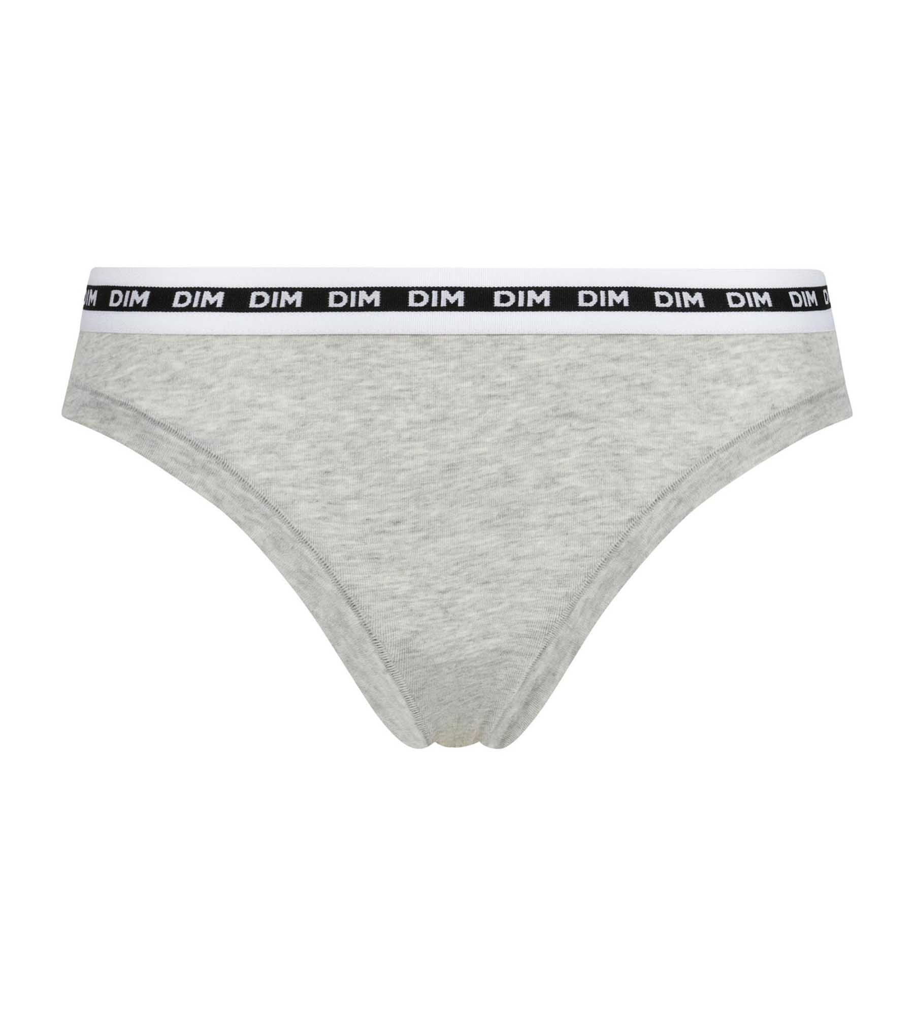 Slip femme échancré Gris Chiné Dim Icons - Image 5