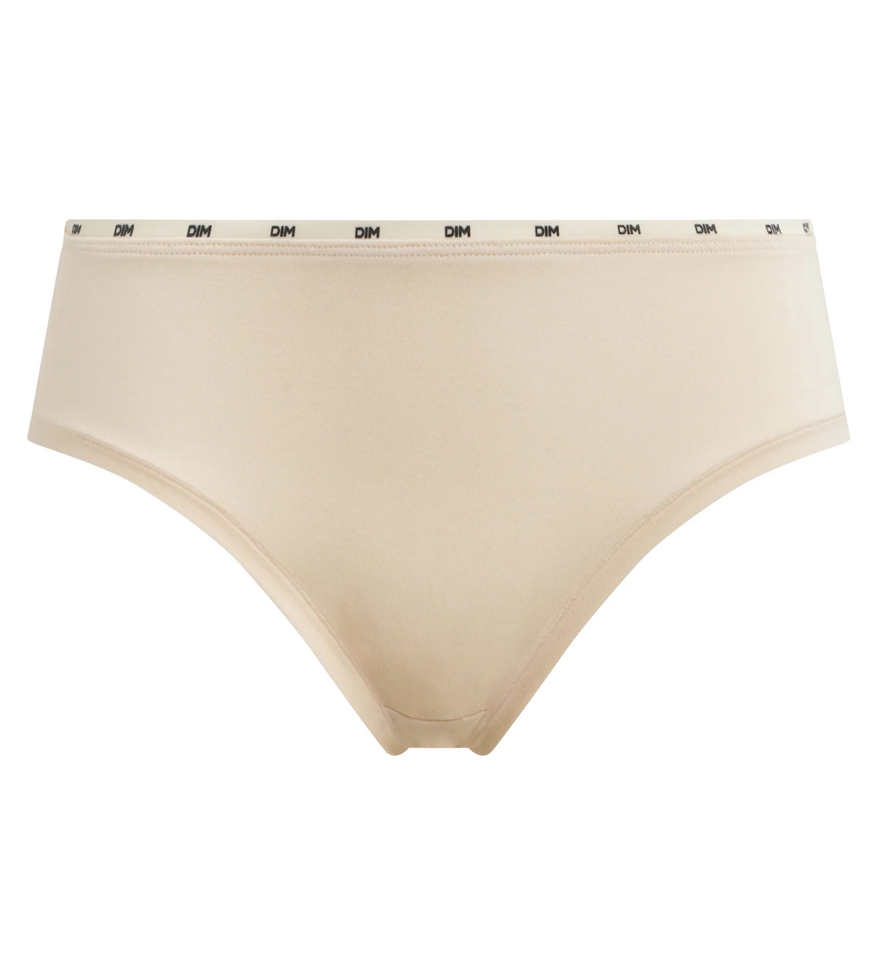 Slip femme en coton modal Beige à fine ceinture Dim Icons Essentiel - Image 5