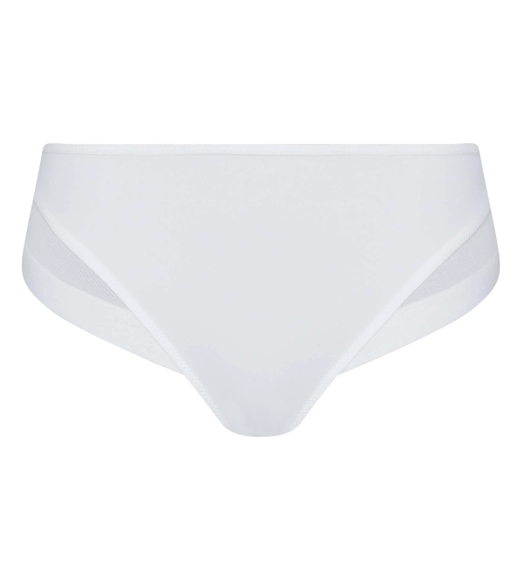 Slip femme en microfibre et tulle blanc Generous de Dim - Image 3