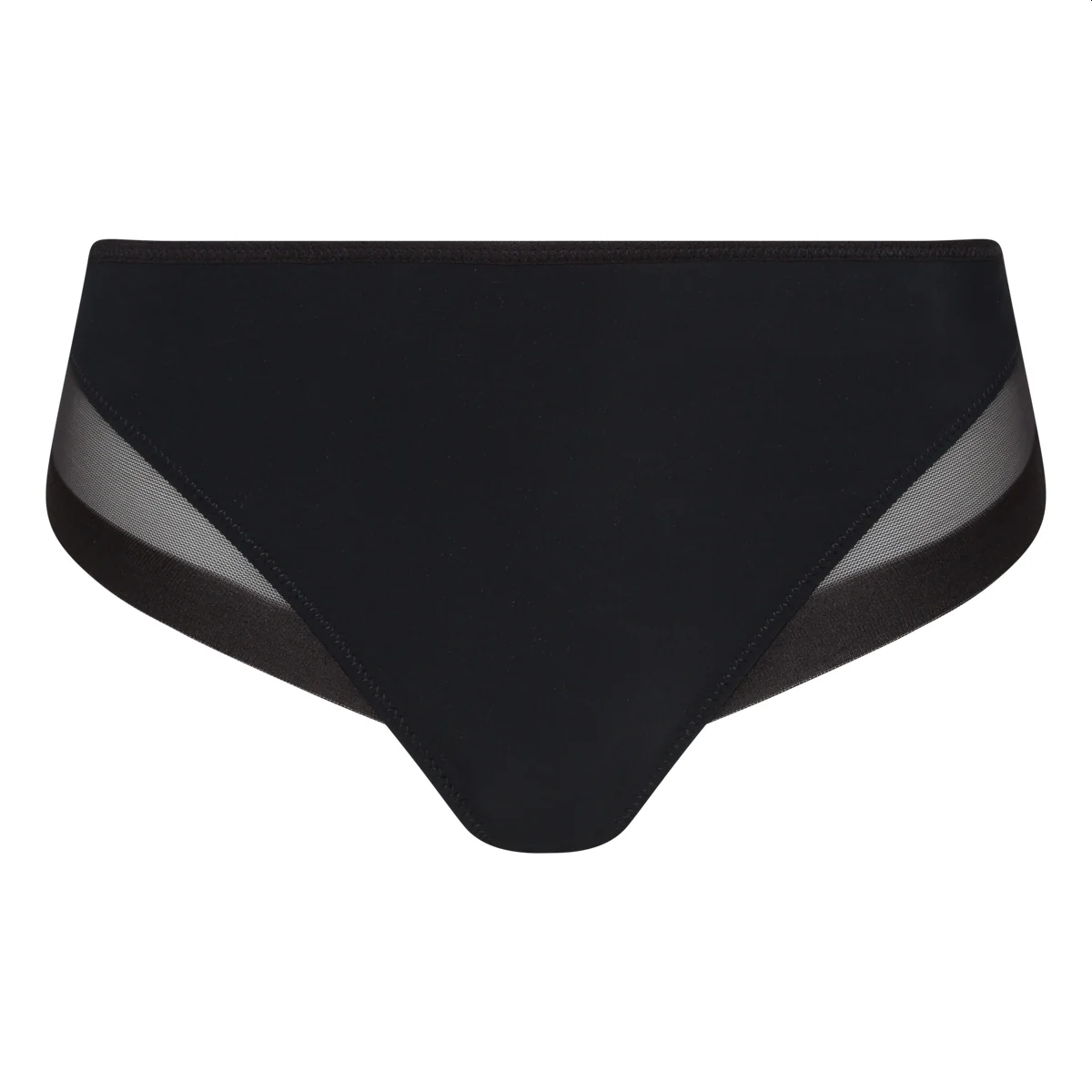 Slip femme en microfibre et tulle noir Generous de Dim - Image 5