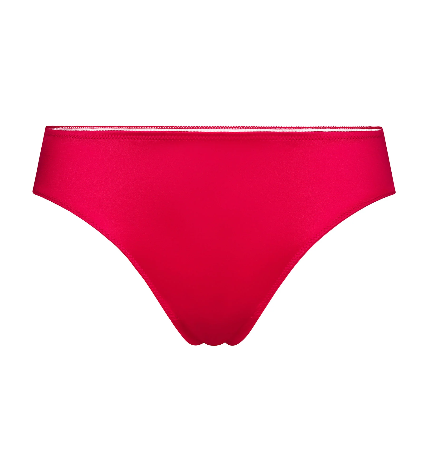 Slip femme en microfibre satinée Rouge Dim Chéri - Image 5