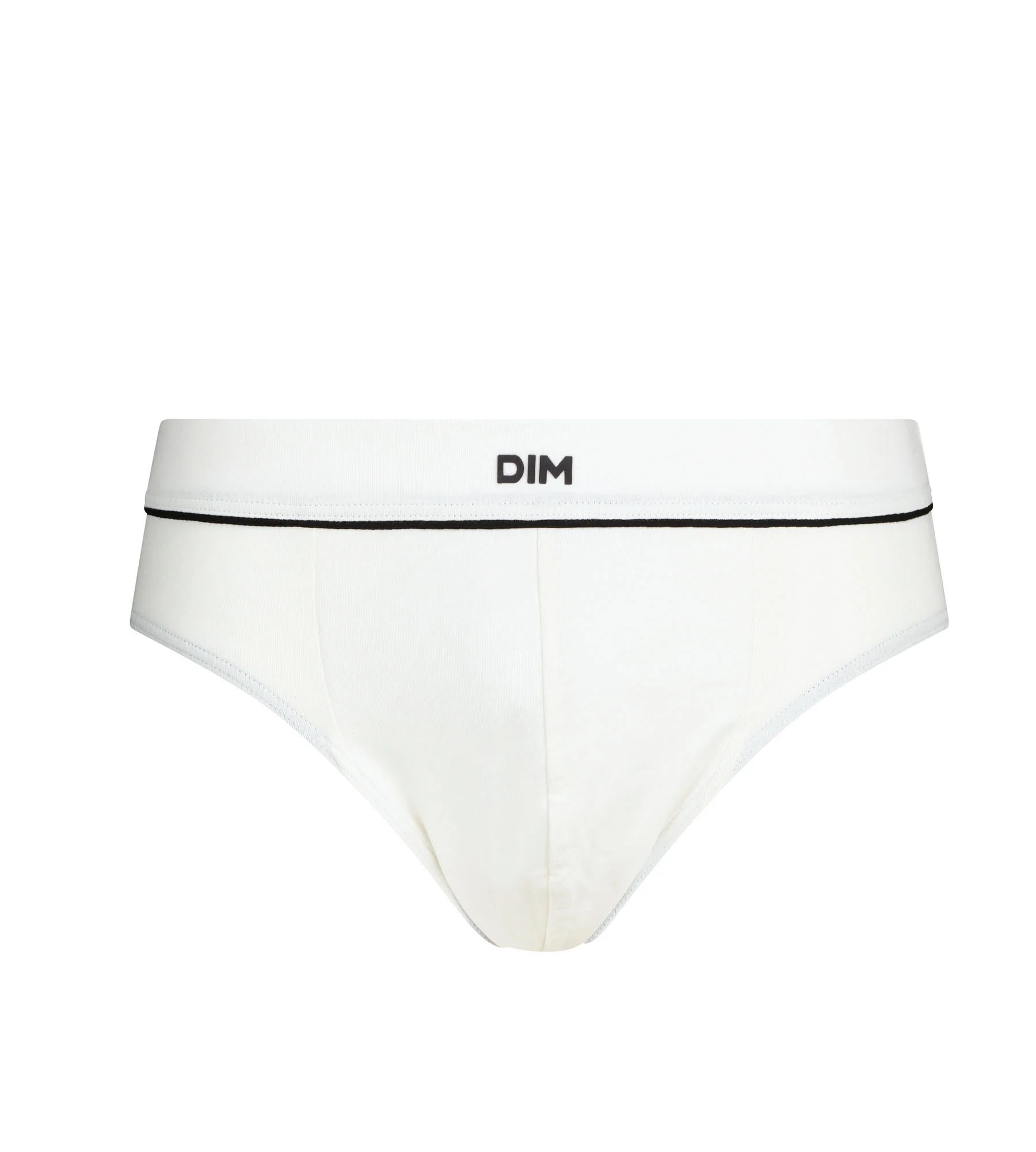 Slip homme en coton modal Blanc Écru Dim Gentleman - Image 3