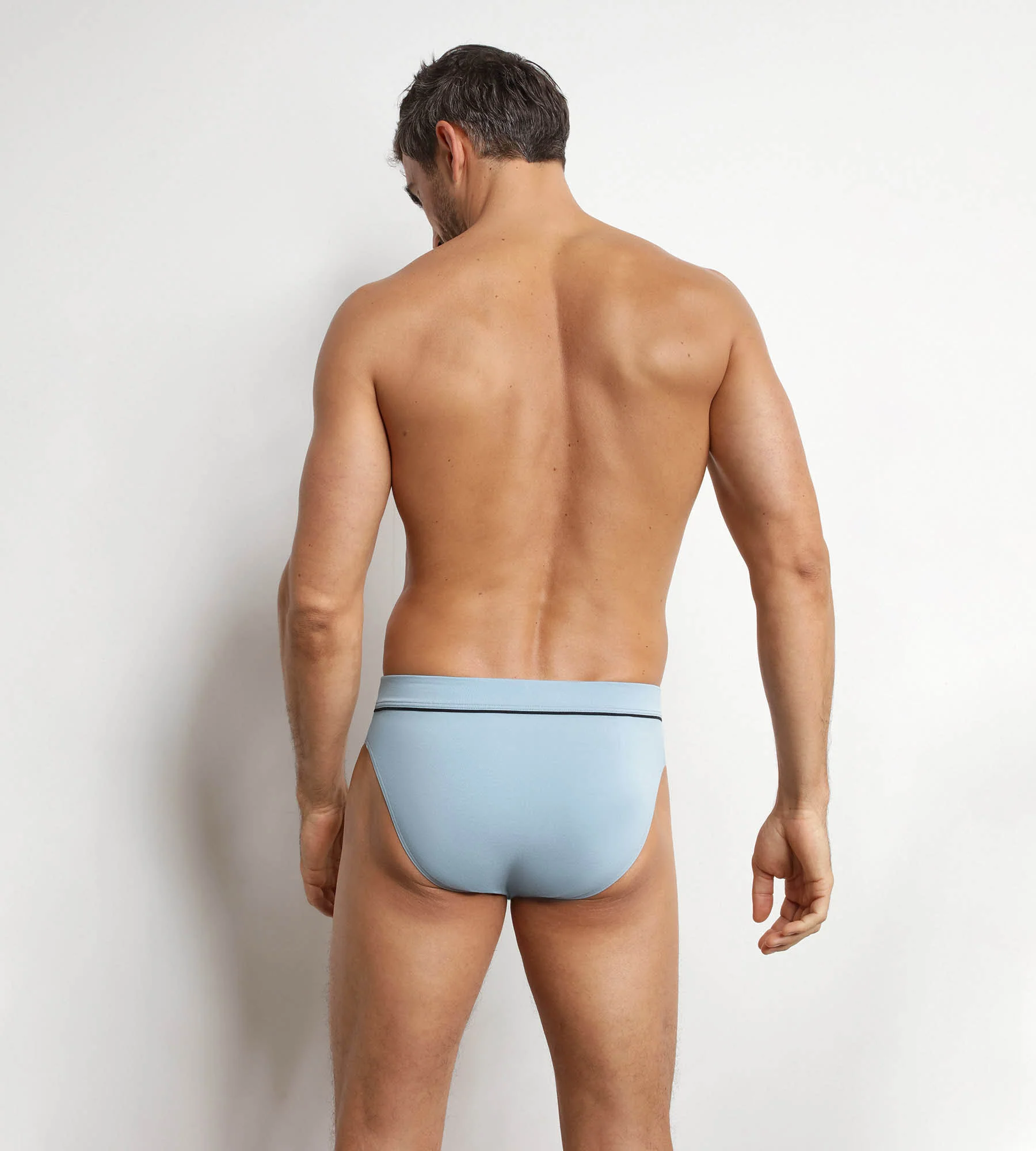 Slip homme en coton modal Bleu Azur Dim Gentleman - Image 2
