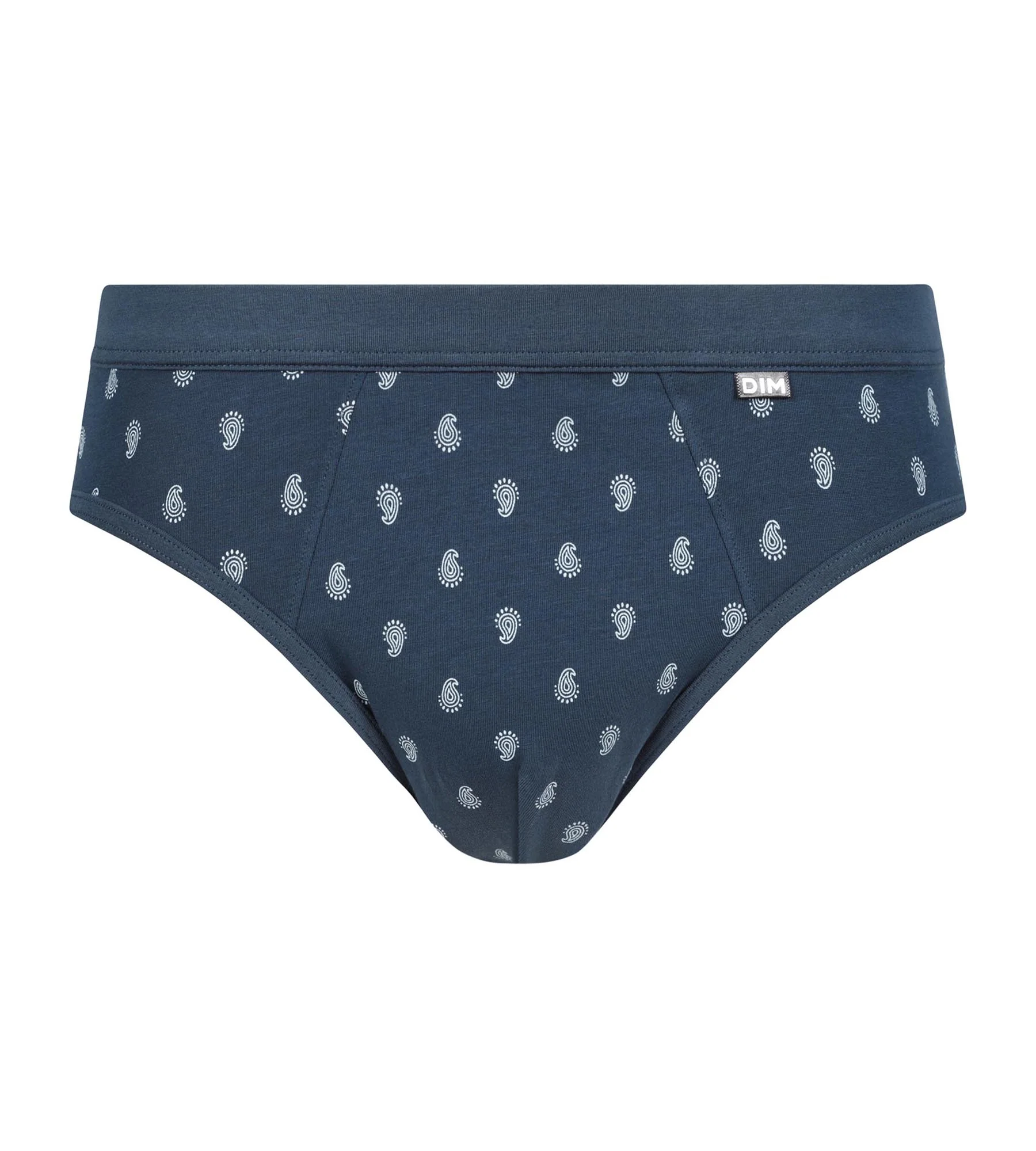 Slip homme Noir à motif gouttes Classic Coton - Image 3