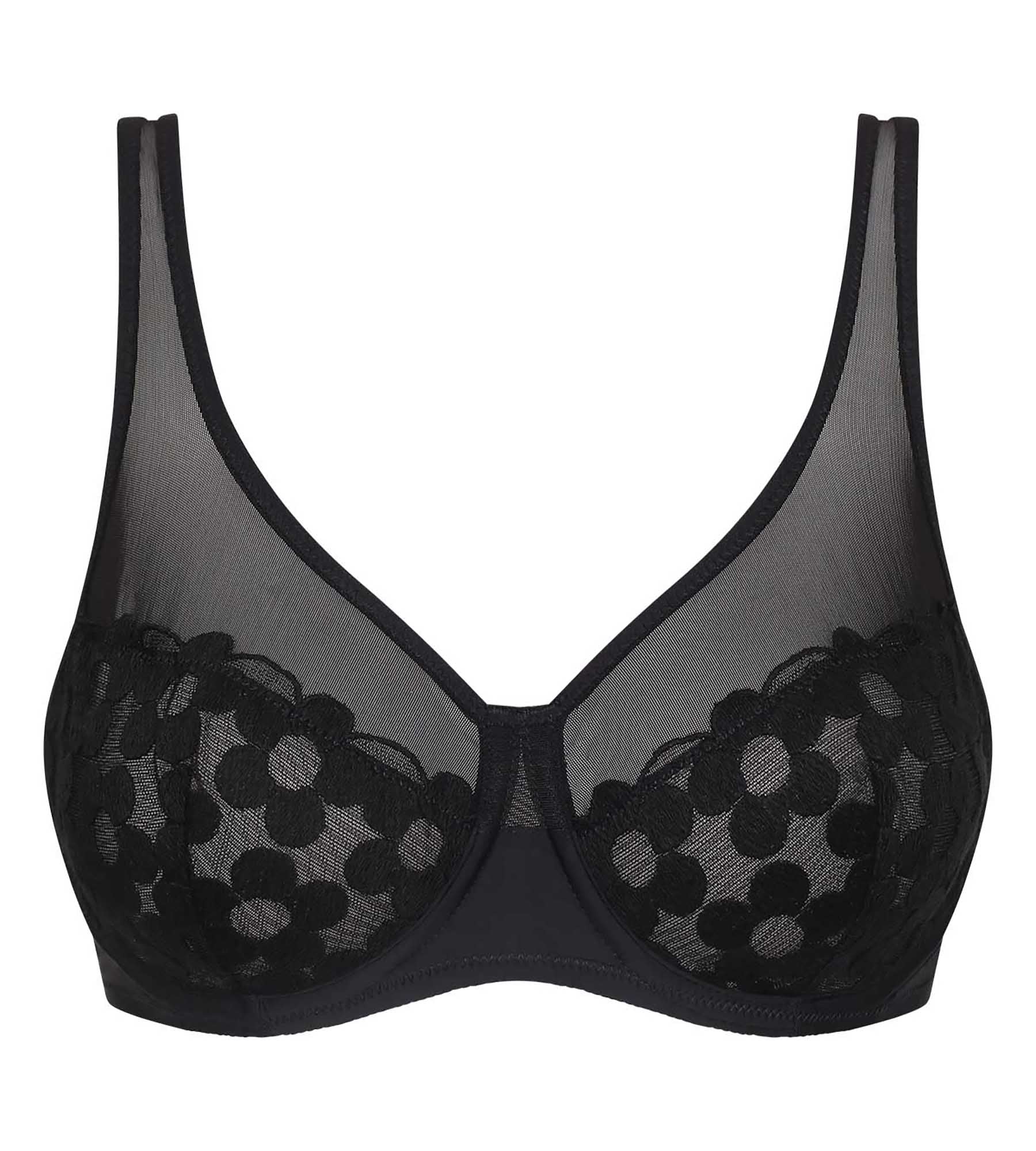 Soutien-gorge avec armatures noir Generous Broderie - Image 5