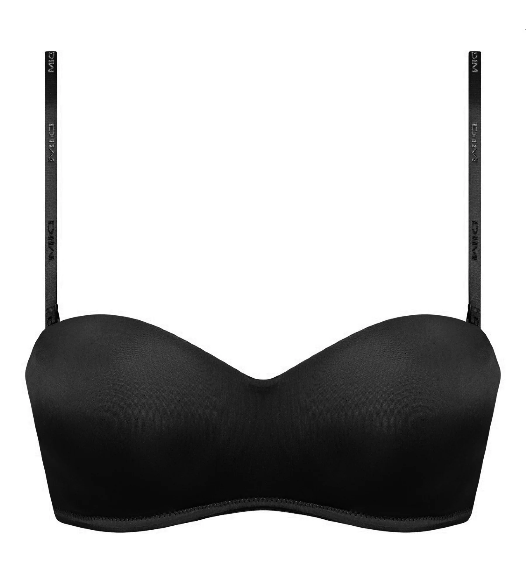 Soutien-gorge bandeau Noir sans armatures pour femme InvisiFree - Image 5