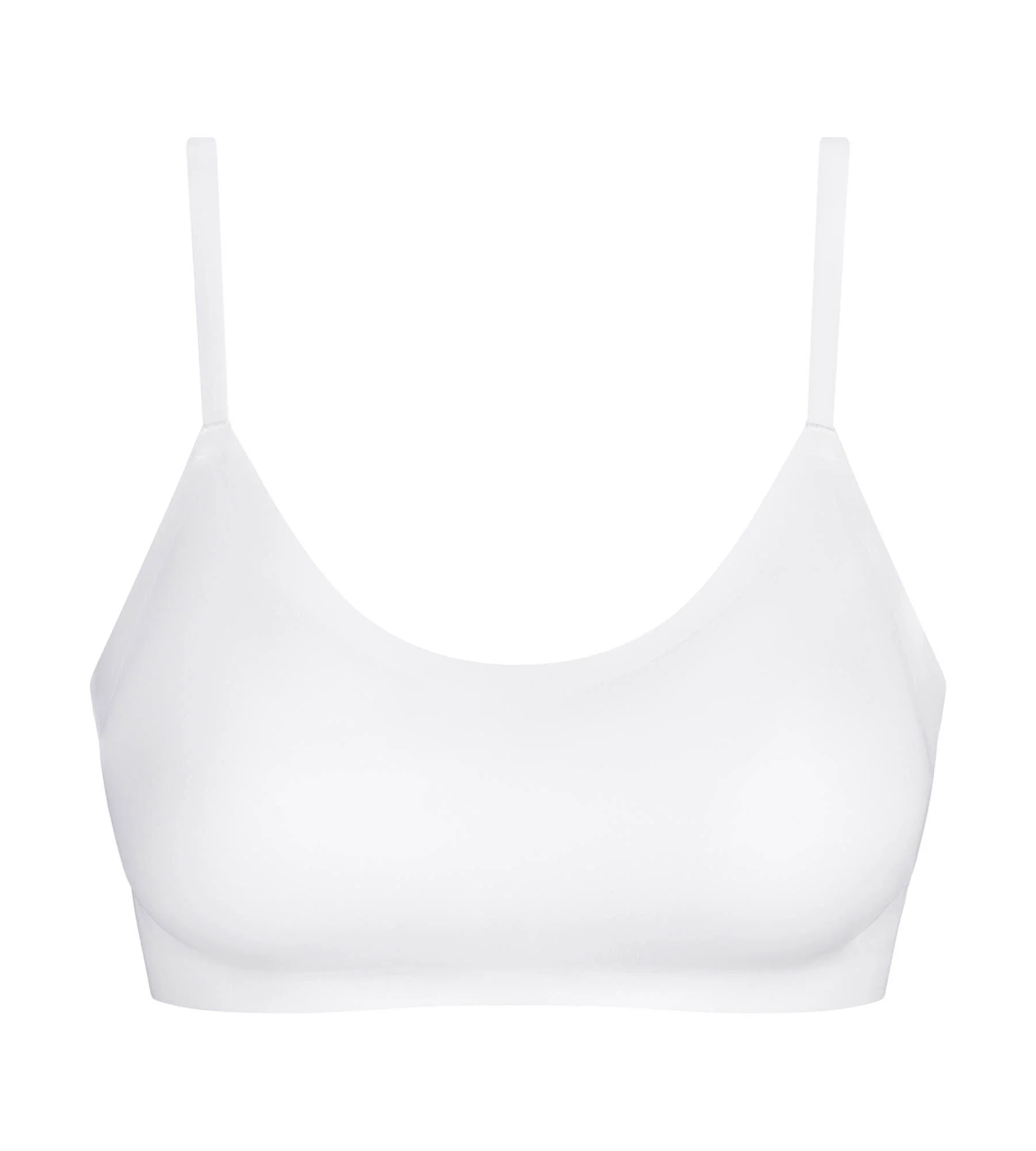 Soutien-gorge brassière en microfibre Blanc Dim Invisible - Image 5