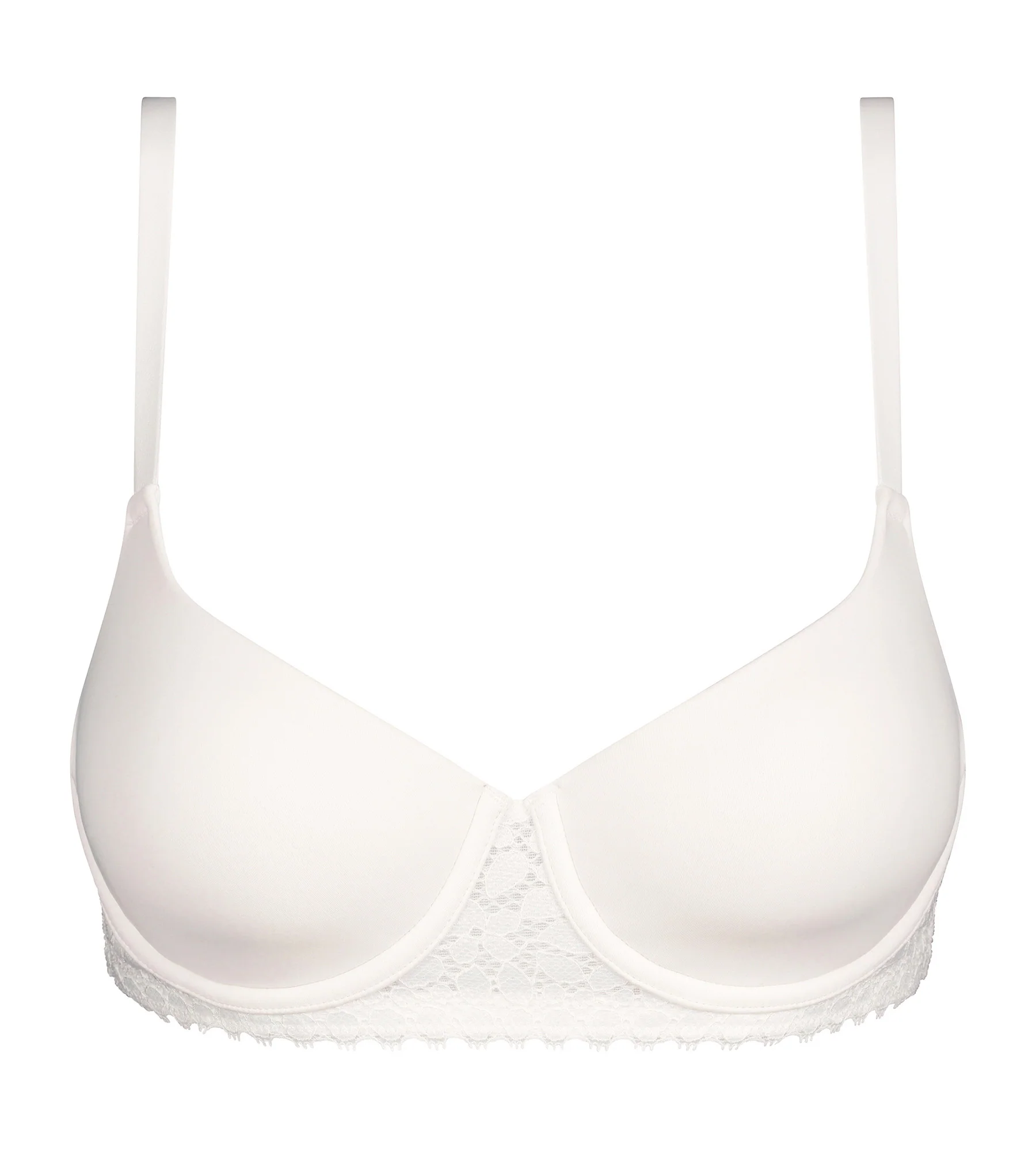 Soutien-gorge corbeille à armature en microfibre Blanc Daily Dentelle - Image 5