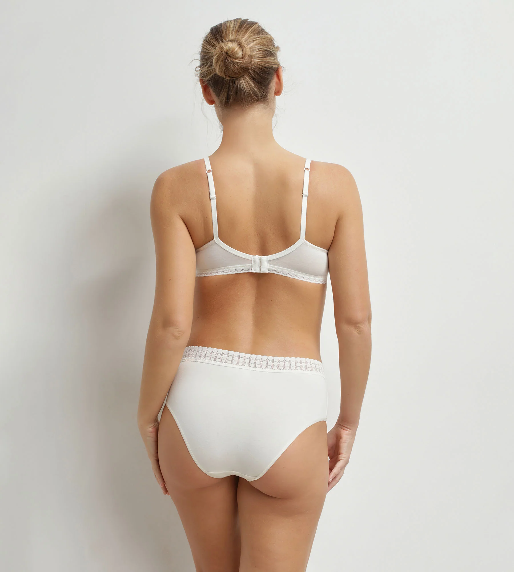Soutien-gorge corbeille Ivoire Dim Daily Coton - Image 4