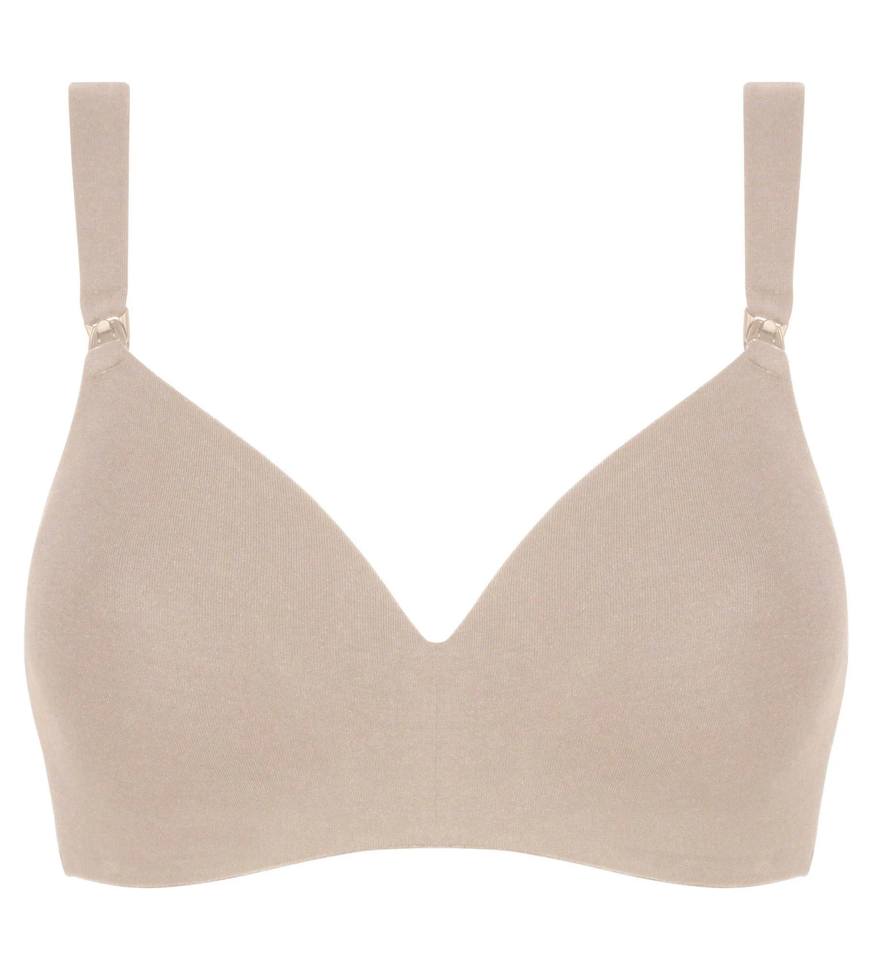 Soutien-gorge d’allaitement en jersey coton chair Dim Maternité - Image 5