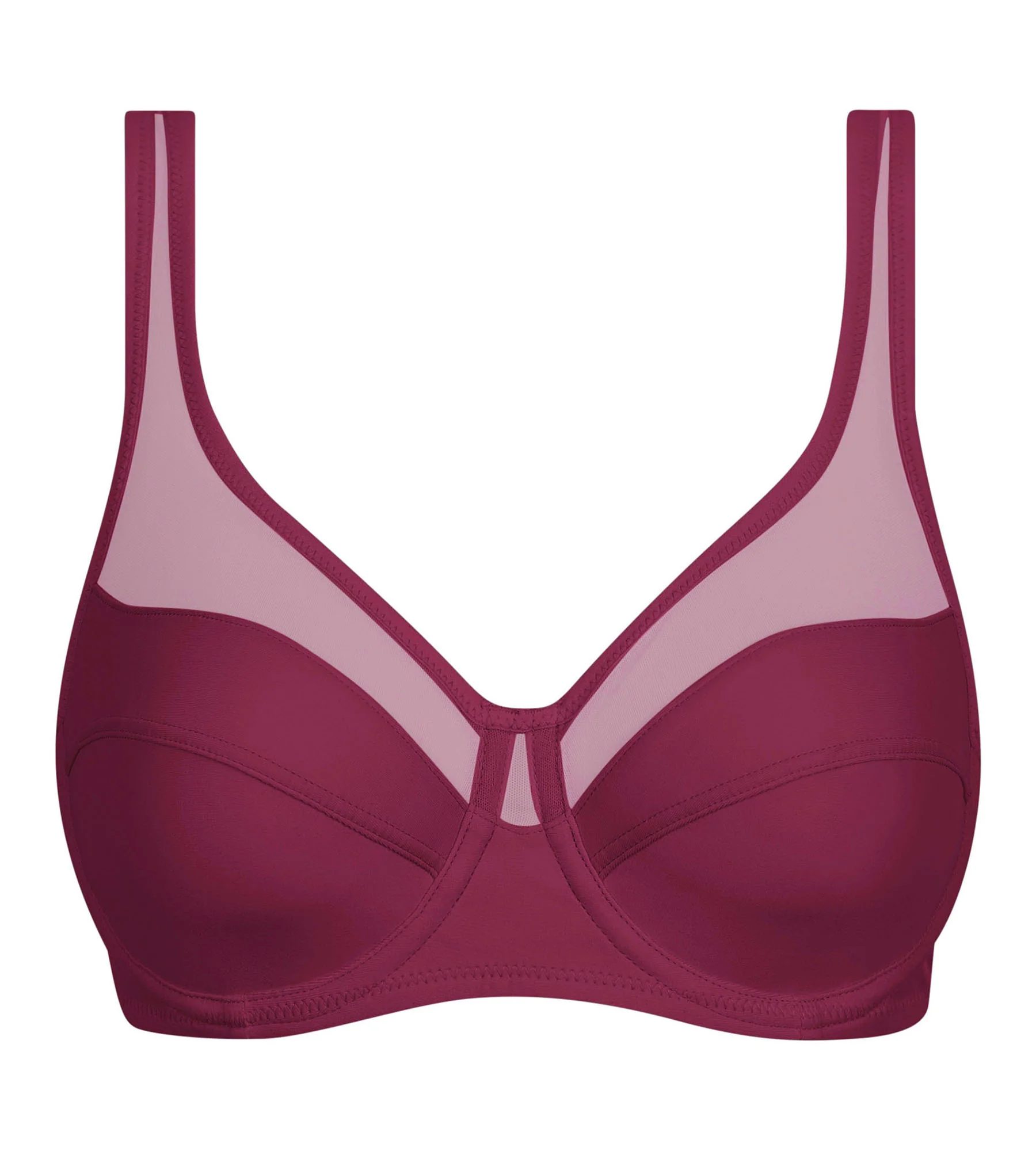Soutien-gorge emboîtant à armatures Bordeaux Generous - Image 5