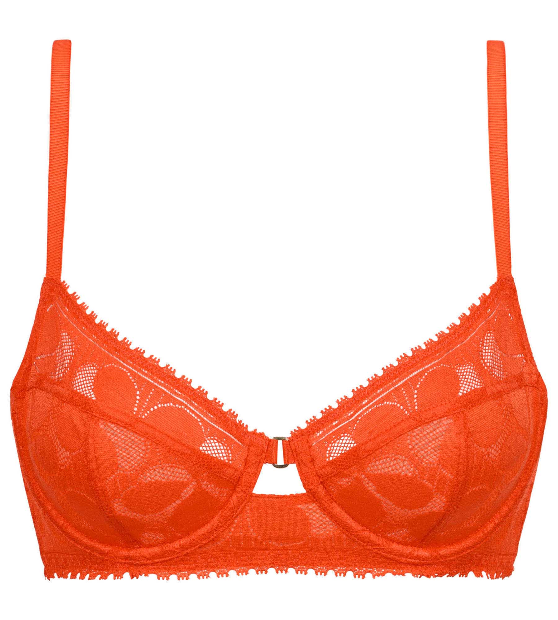 Soutien-gorge emboitant à armatures Orange Art Flowers - Image 5
