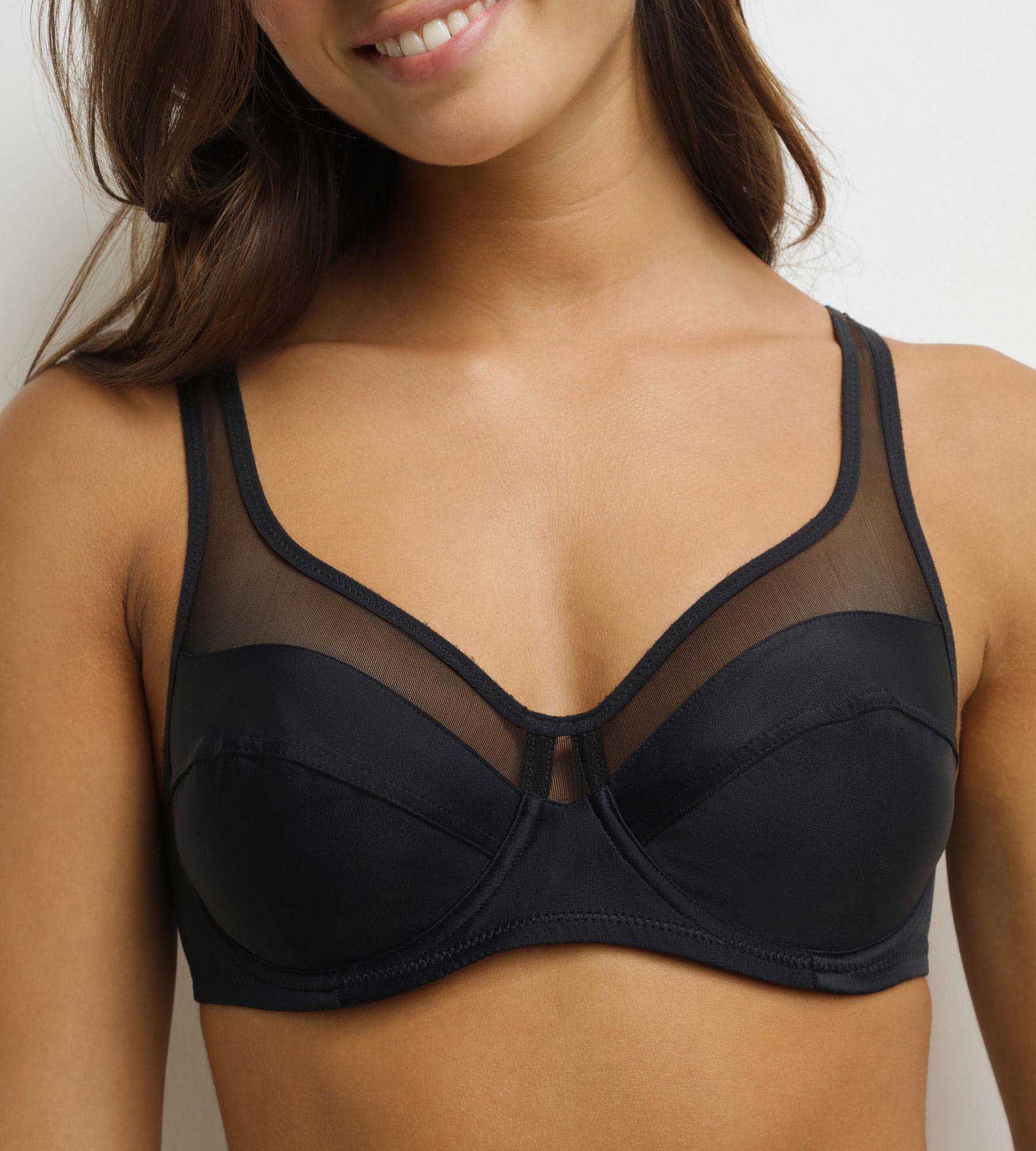 Soutien-gorge emboitant avec armatures noir Generous Dim - Image 6