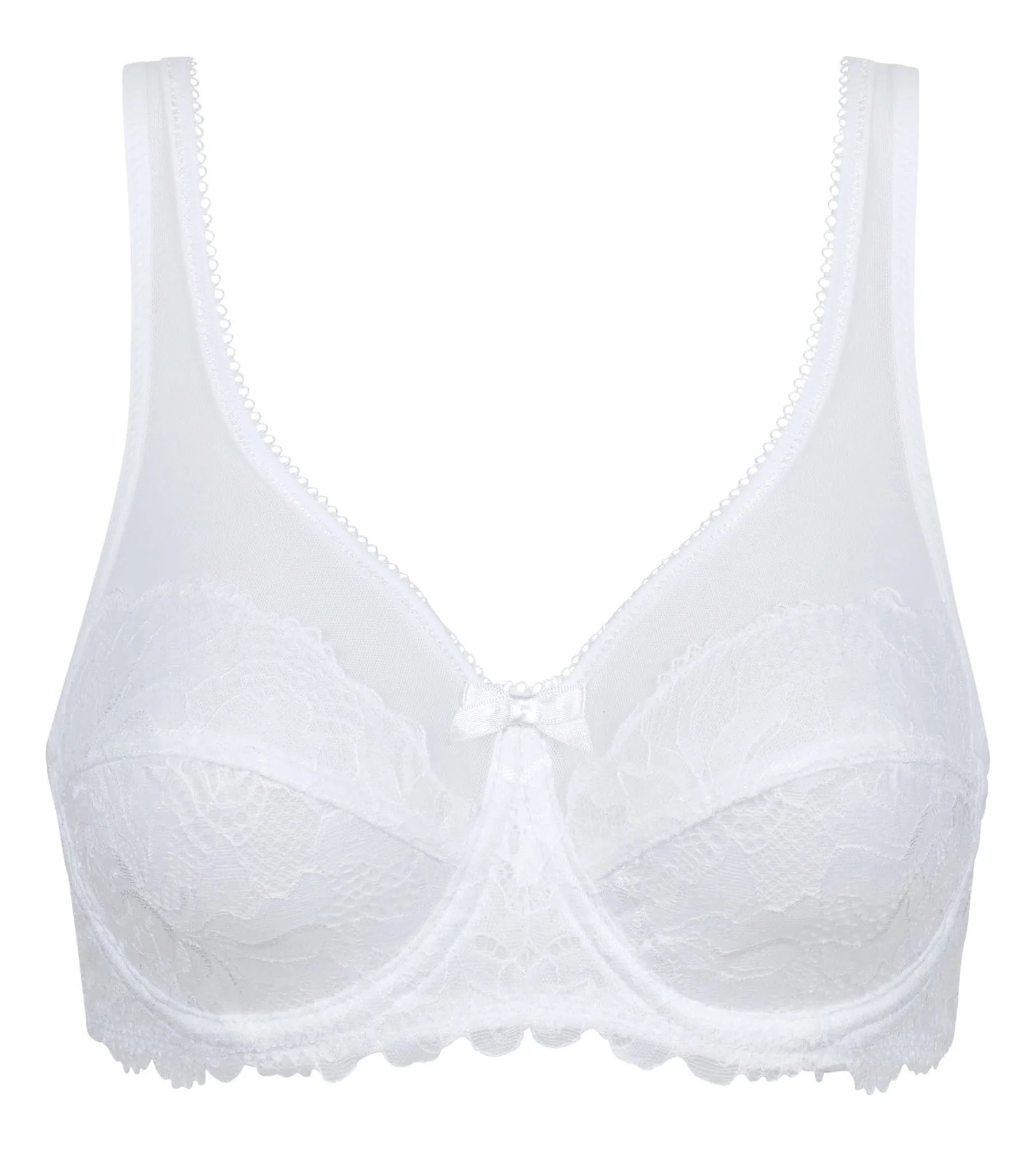 Soutien-Gorge emboîtant blanc en dentelle Generous Essentiel - Image 5