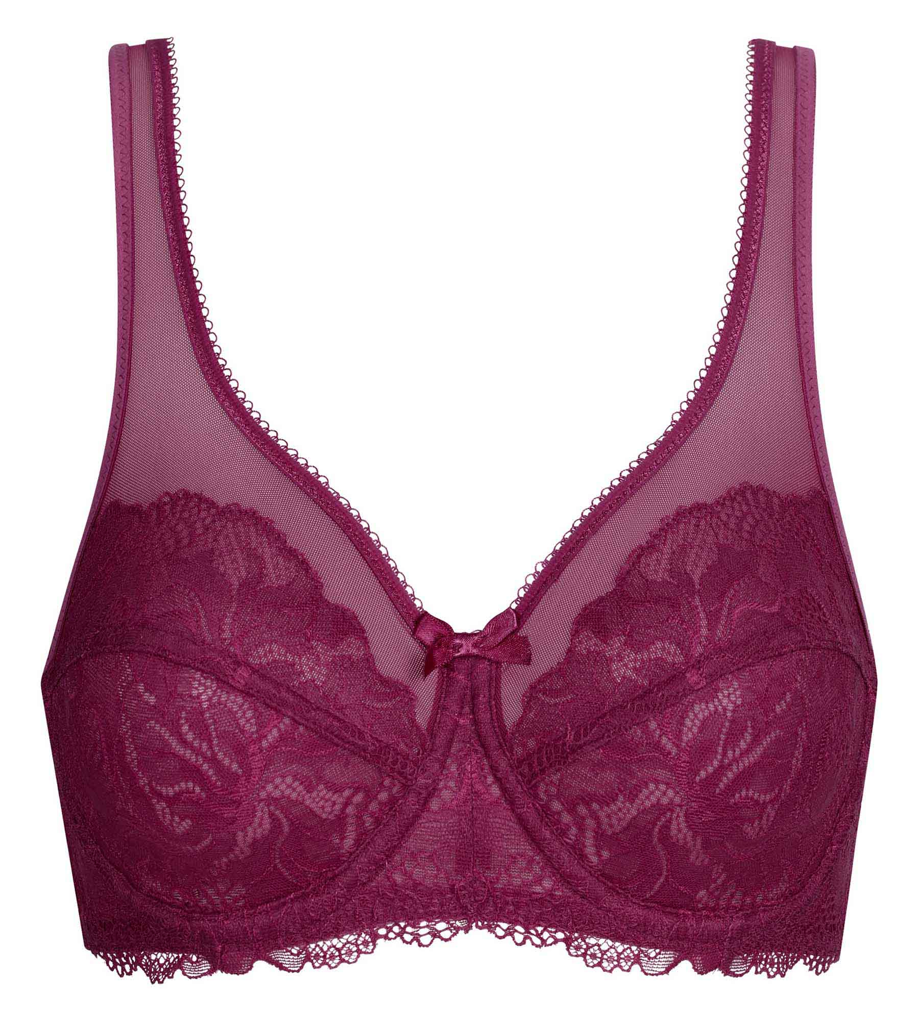 Soutien-gorge emboîtant dentelle Rouge Sangria Generous Essentiel - Image 6