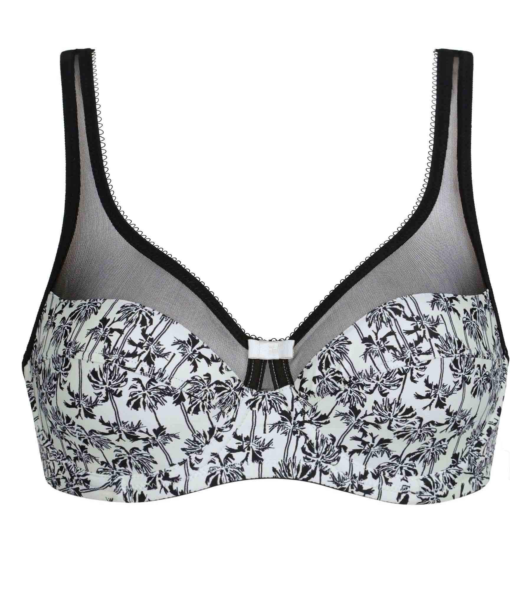 Soutien-gorge emboîtant en microfibre et tulle à palmiers Generous - Image 6