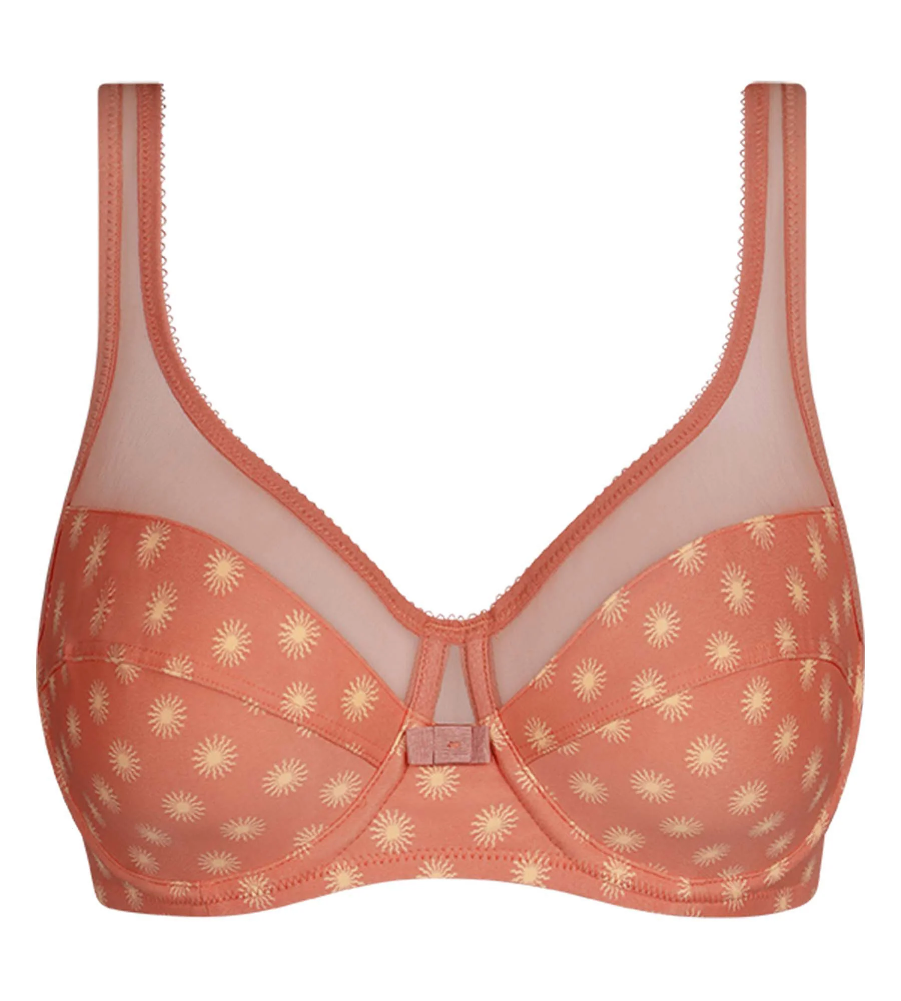 Soutien-gorge emboîtant en microfibre et tulle motif Soleils Generous - Image 6