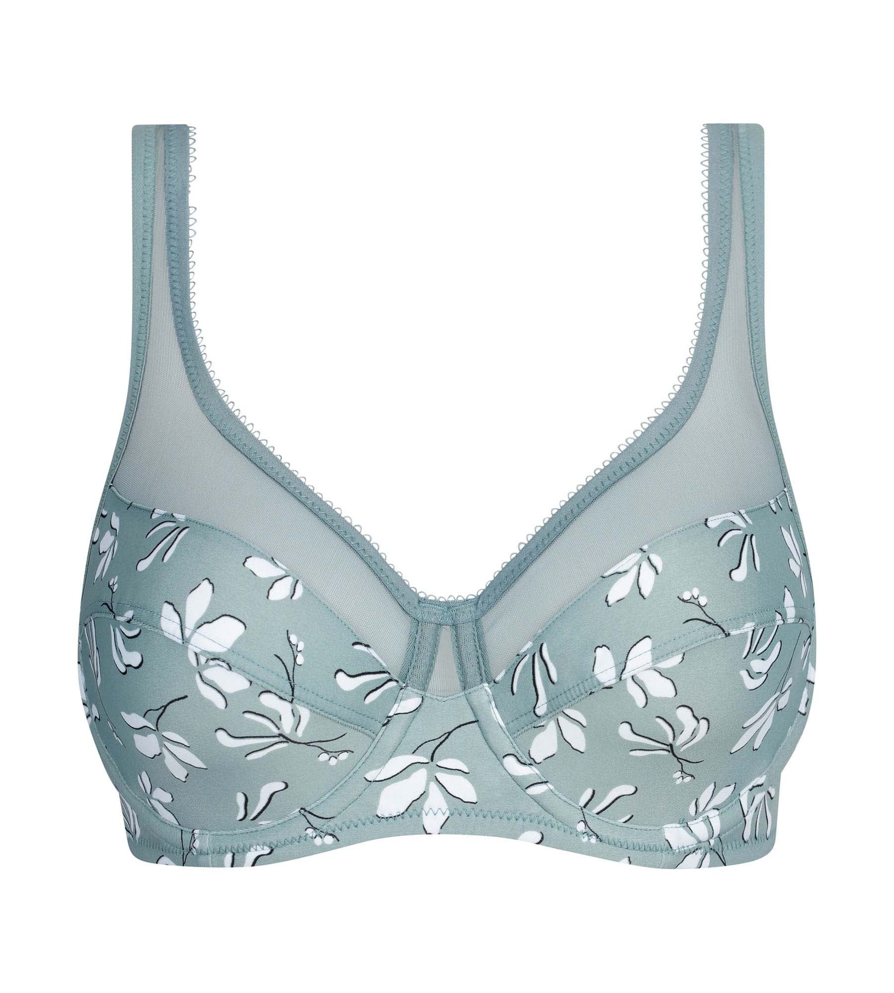 Soutien-gorge emboîtant en microfibre et tulle Sauge Fleurie Generous - Image 5