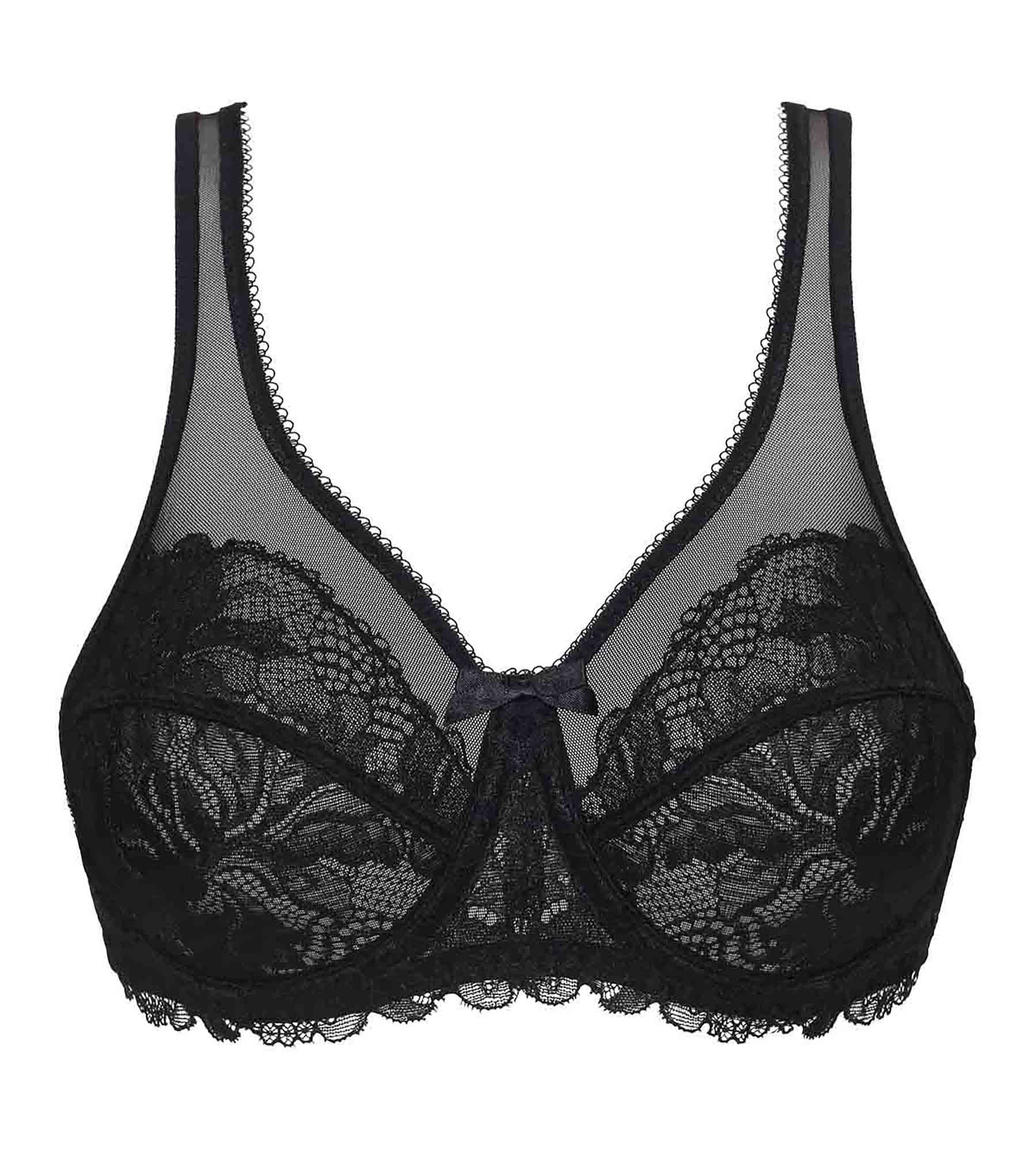 Soutien-Gorge emboîtant noir en dentelle Generous Essentiel - Image 5