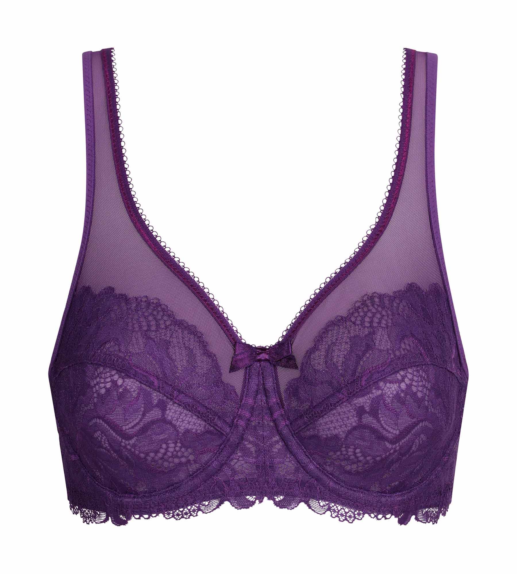 Soutien-Gorge emboîtant Violet en dentelle Generous Essentiel - Image 5