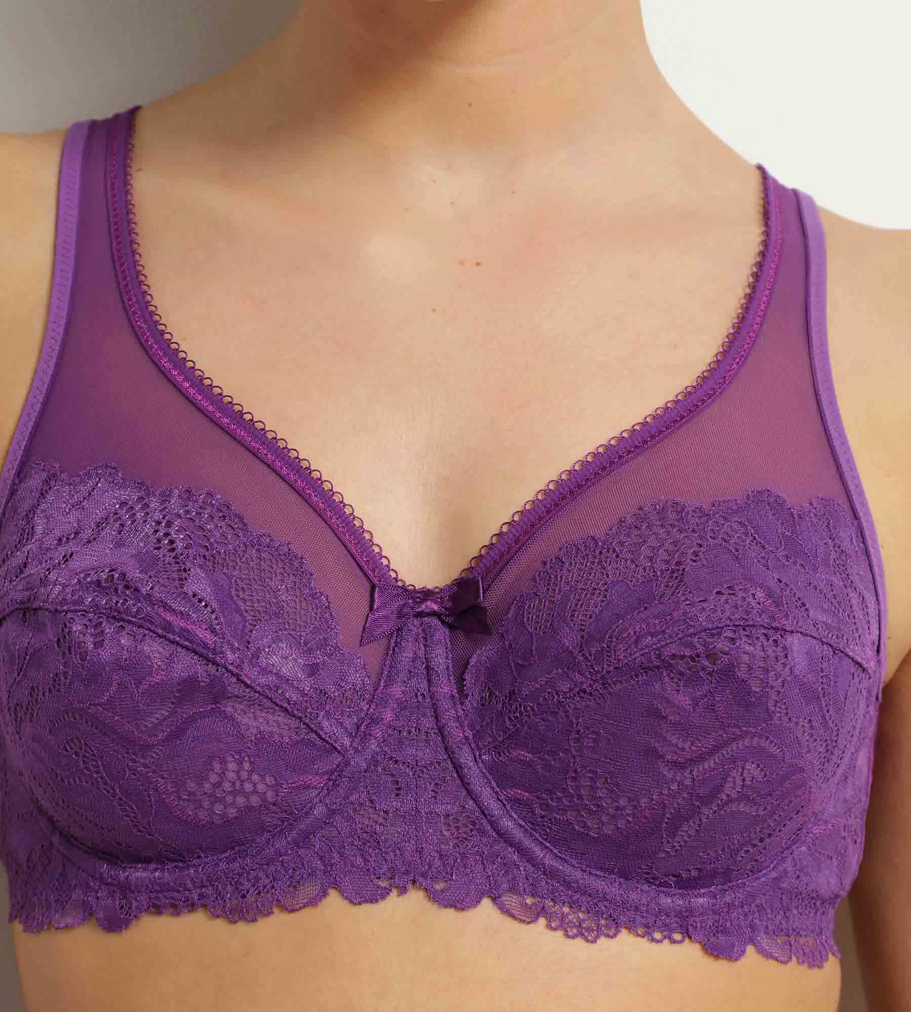 Soutien-Gorge emboîtant Violet en dentelle Generous Essentiel - Image 6