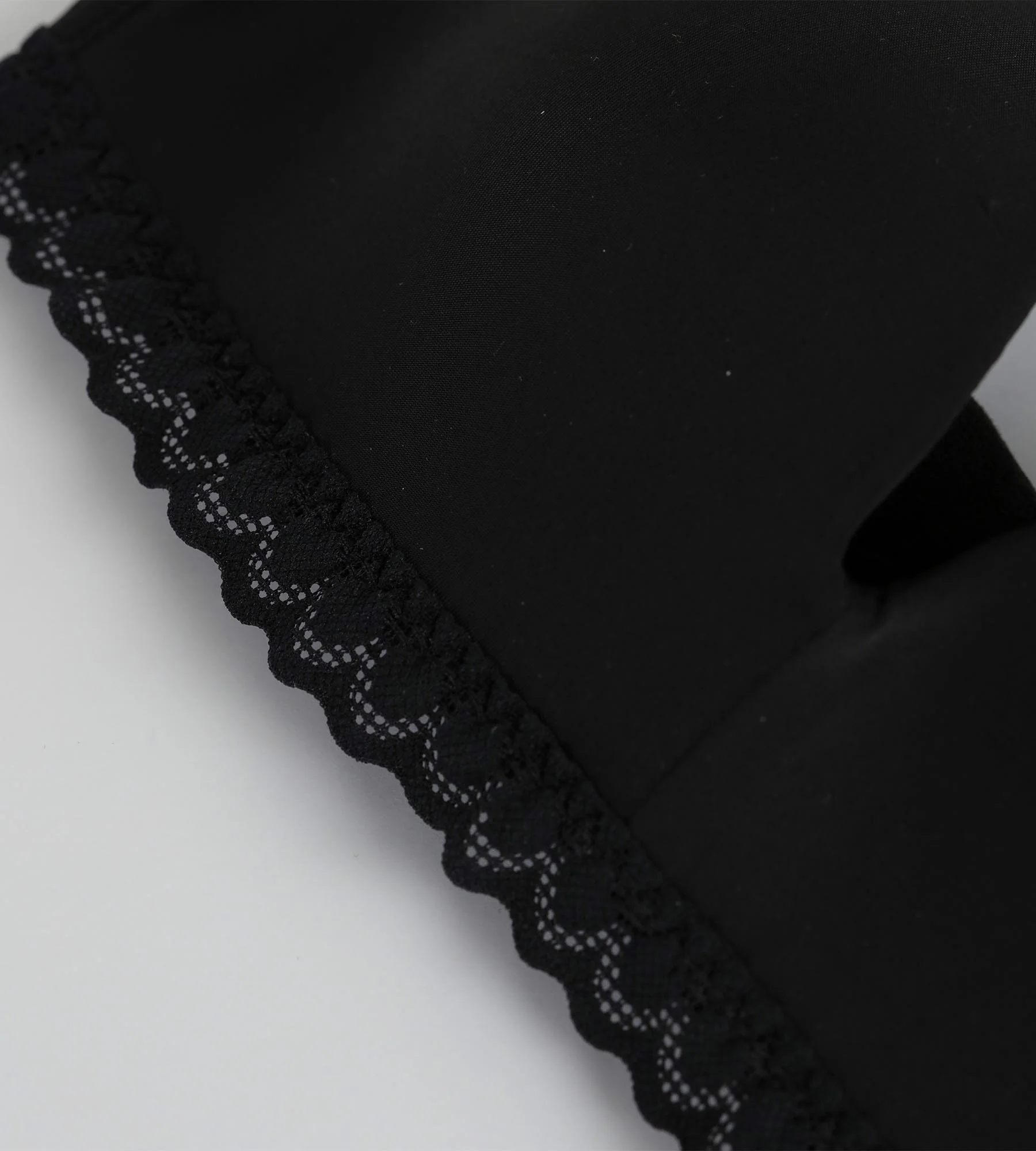 Soutien-gorge fille sans armature microfibre et dentelle Noir Daily - Image 3
