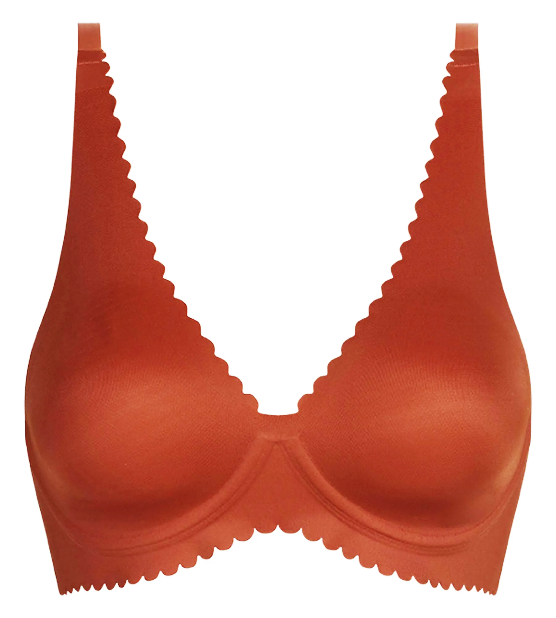 Soutien-gorge foulard à armatures en microfibre brun Body Touch - Image 5