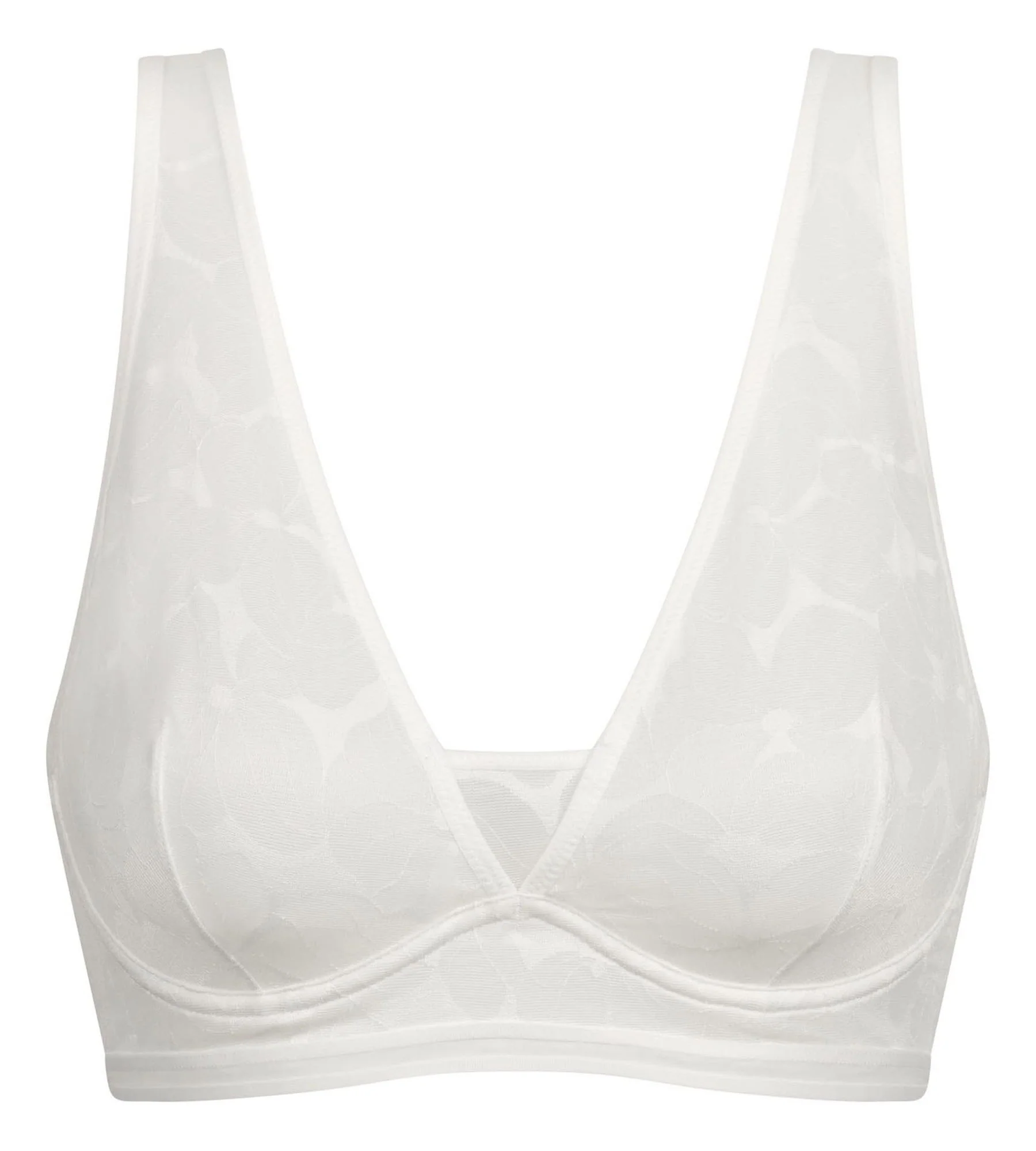 Soutien-gorge foulard avec armatures Blanc Dim Bloom - Image 6