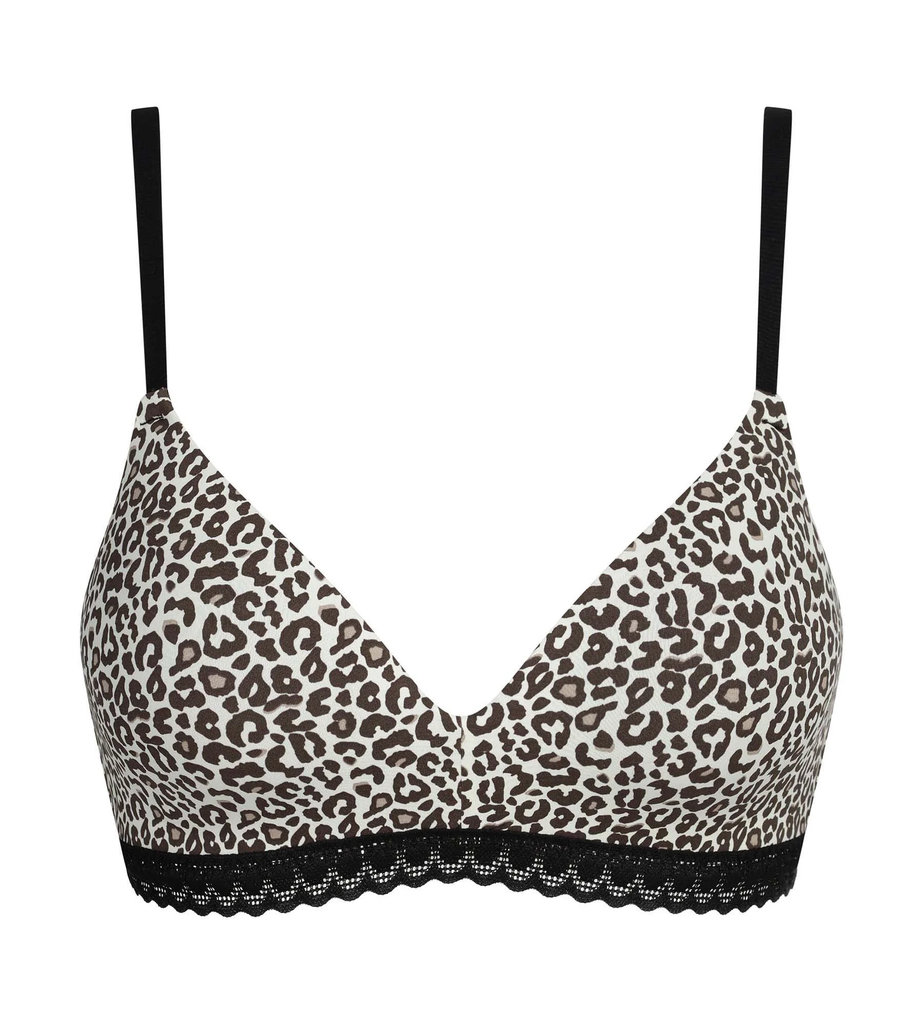 Soutien-gorge paddé sans armatures en microfibre léopard Dim Daily Micro - Image 5