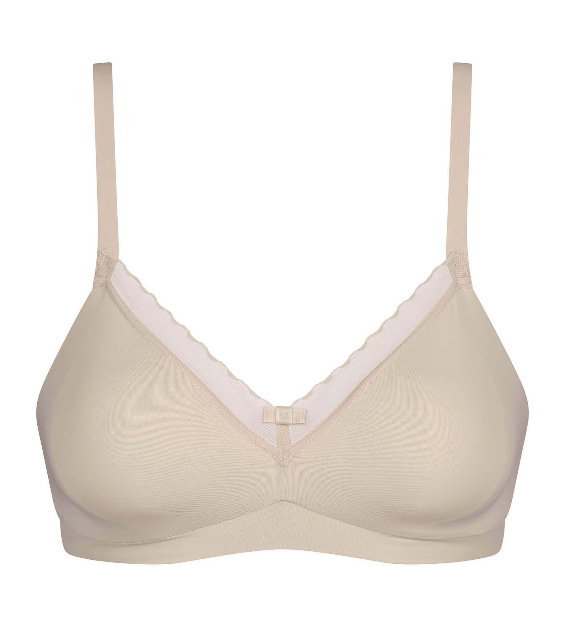 Soutien-gorge sans armature microfibre et tulle Nude Daily Confort - Image 5