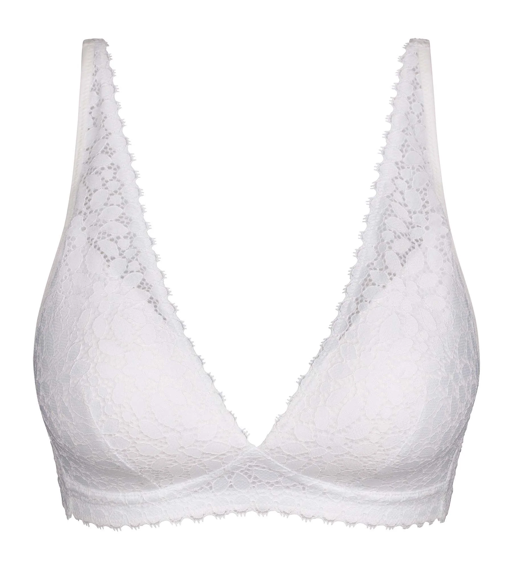 Soutien-gorge triangle avec mousses en microfibre Blanc Daily Dentelle - Image 5
