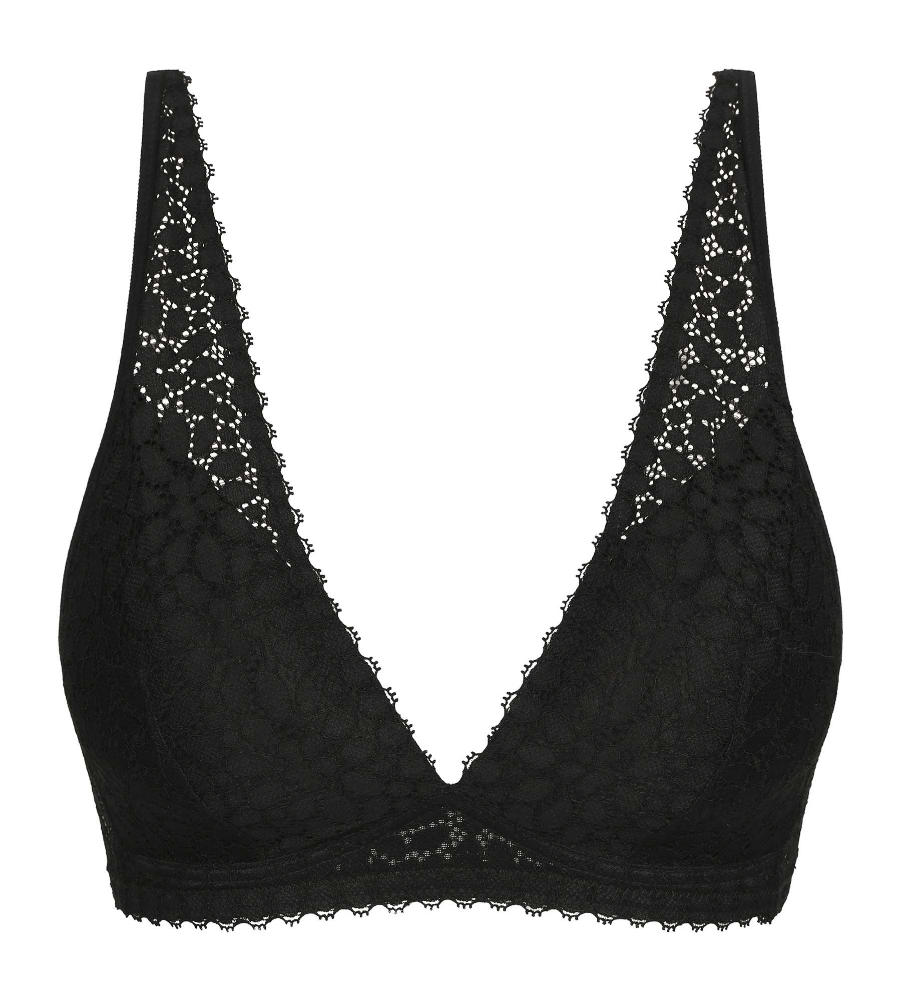 Soutien-gorge triangle avec mousses en microfibre Noir Daily Dentelle - Image 5