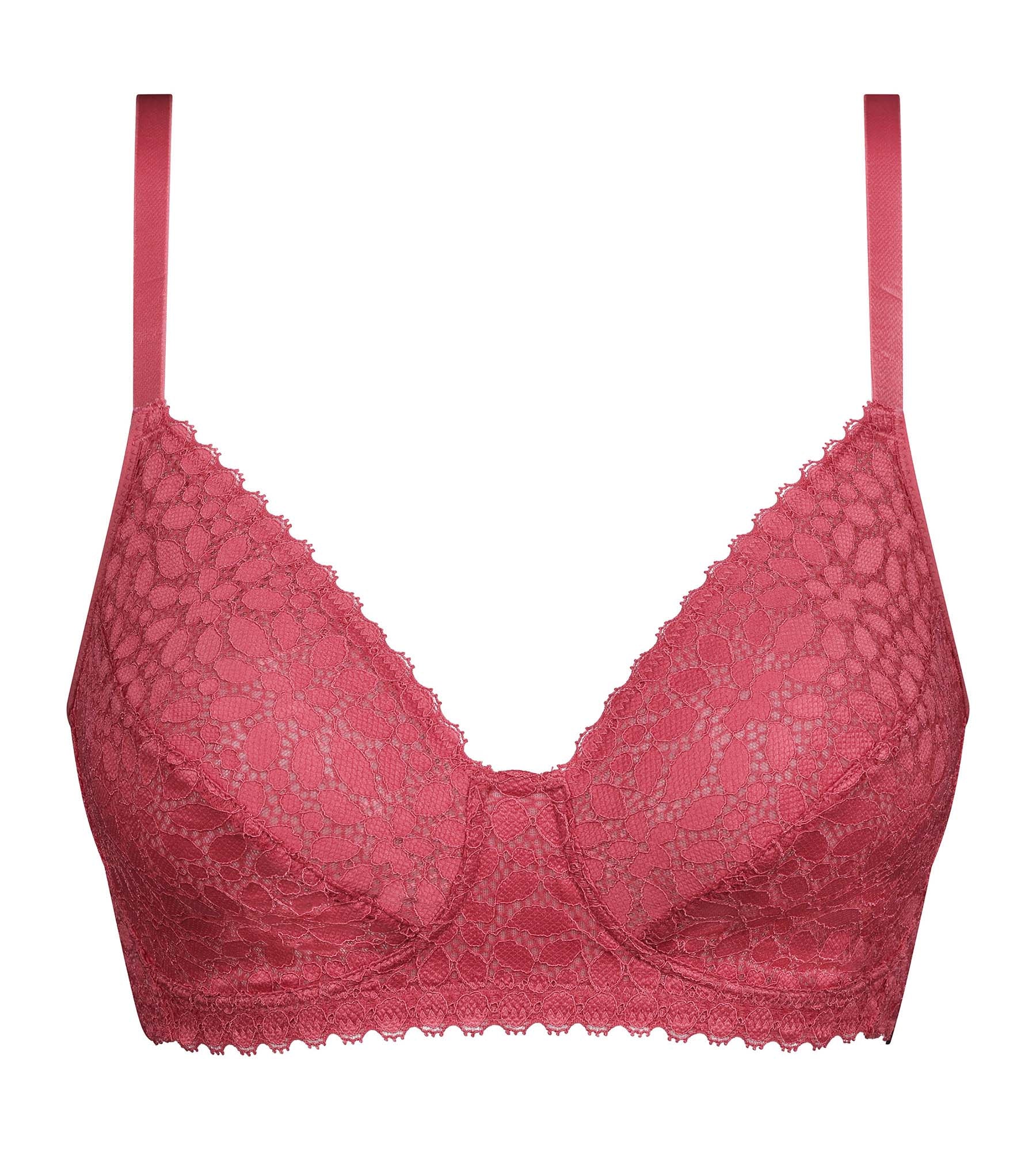 Soutien-gorge triangle sans armature dentelle florale Rose Daily Dentelle - Image 5