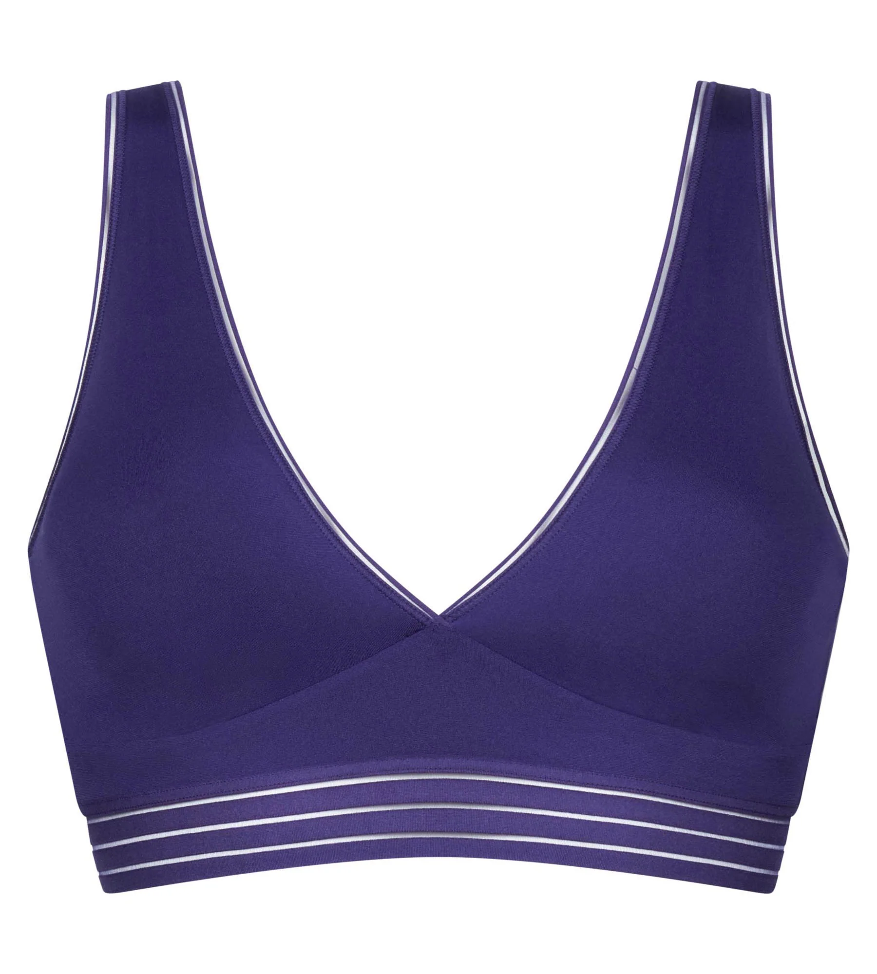 Soutien-gorge triangle sans armature en microfibre Violet Oh My Dim’s - Image 5
