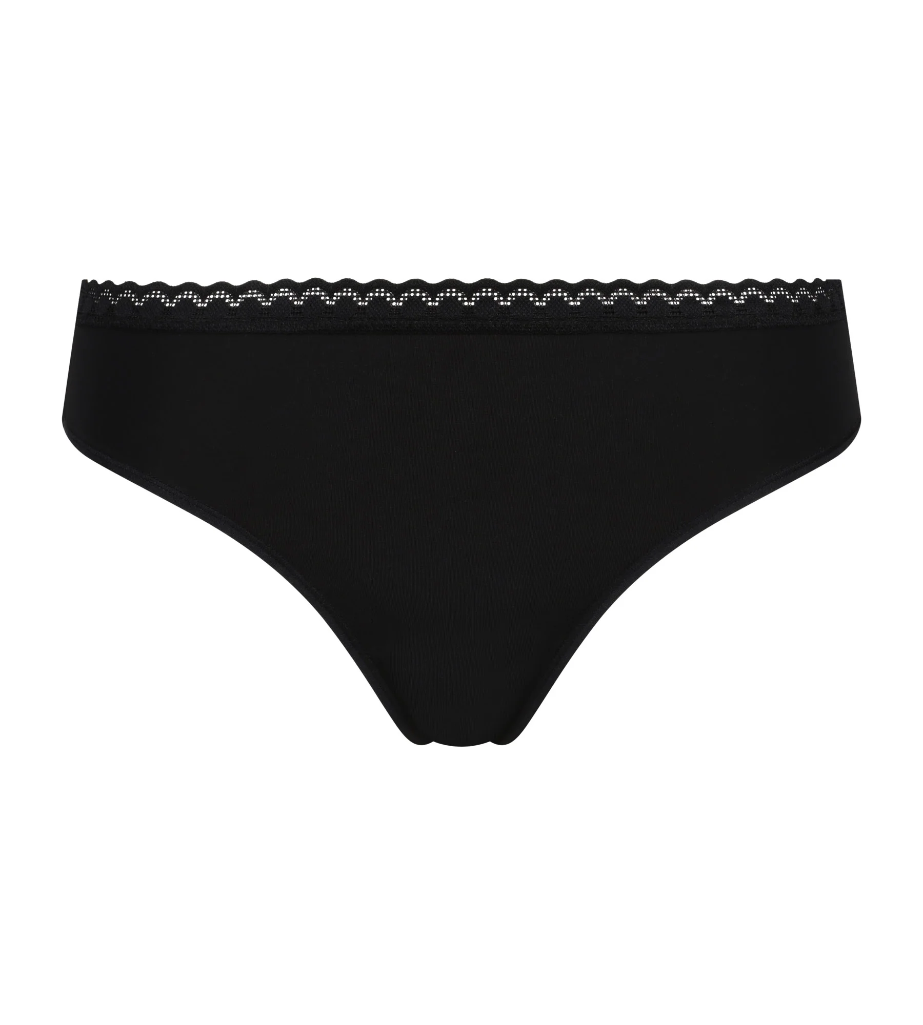 String femme avec dentelle Noire Daily Micro - Image 5